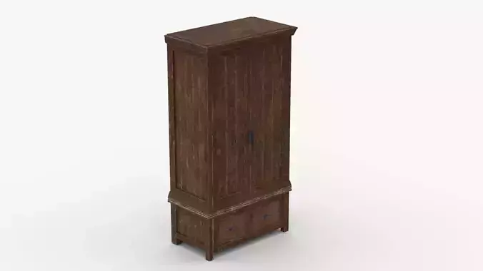4K Old Wardrobe 