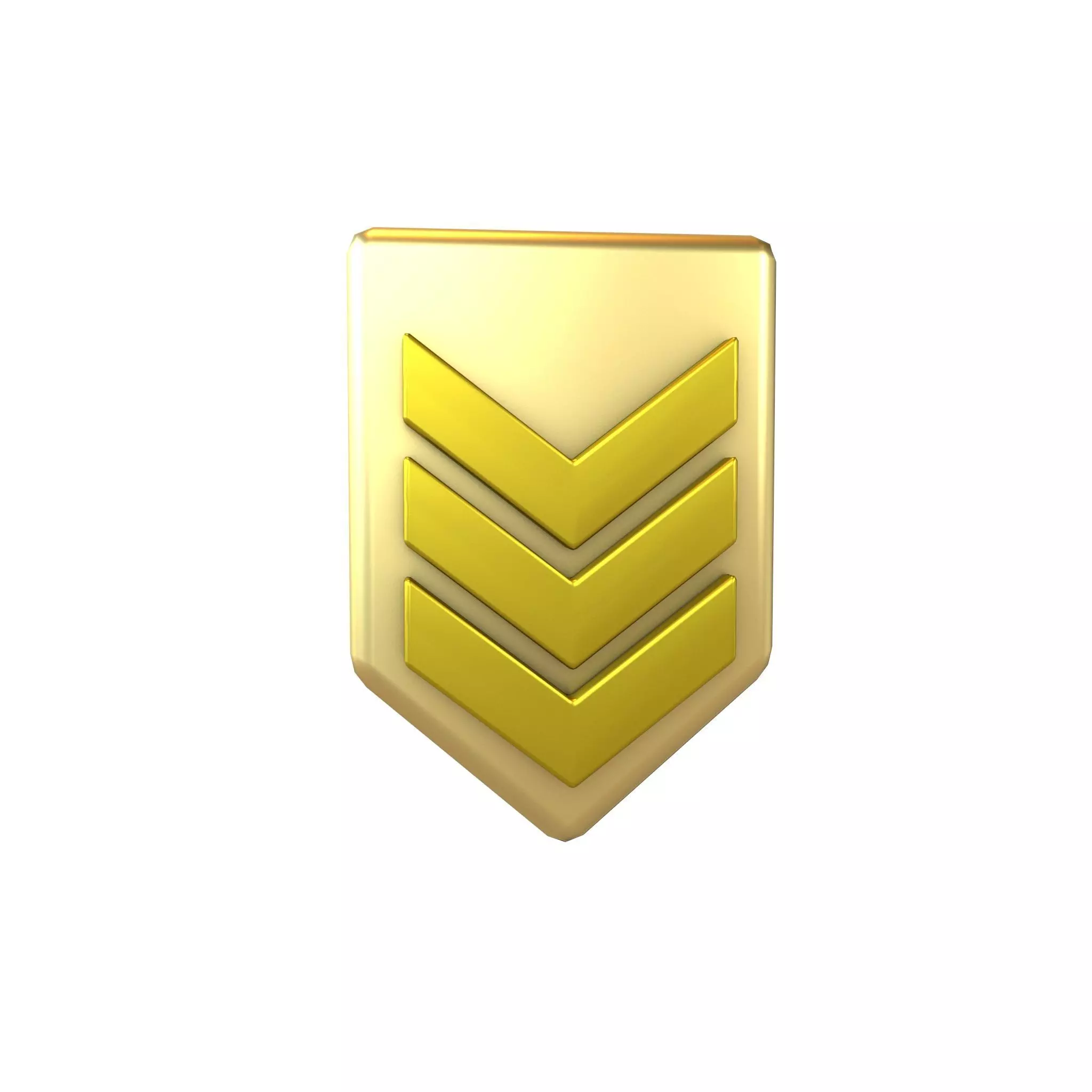 Rank Medal v4 008 Low-poly 3D model