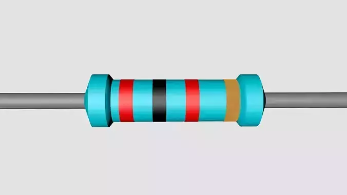 Resistor Electronics Component Free 3D Model