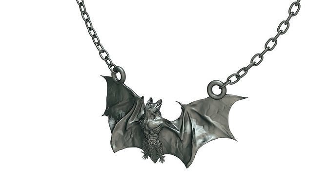 Bat Pendant 3D print model