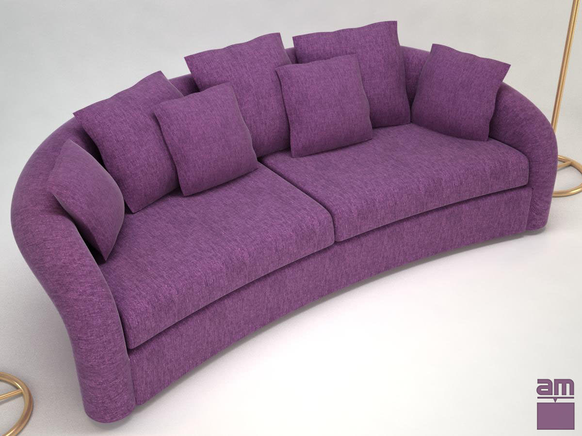 Armani sofa Esther 3D model_4