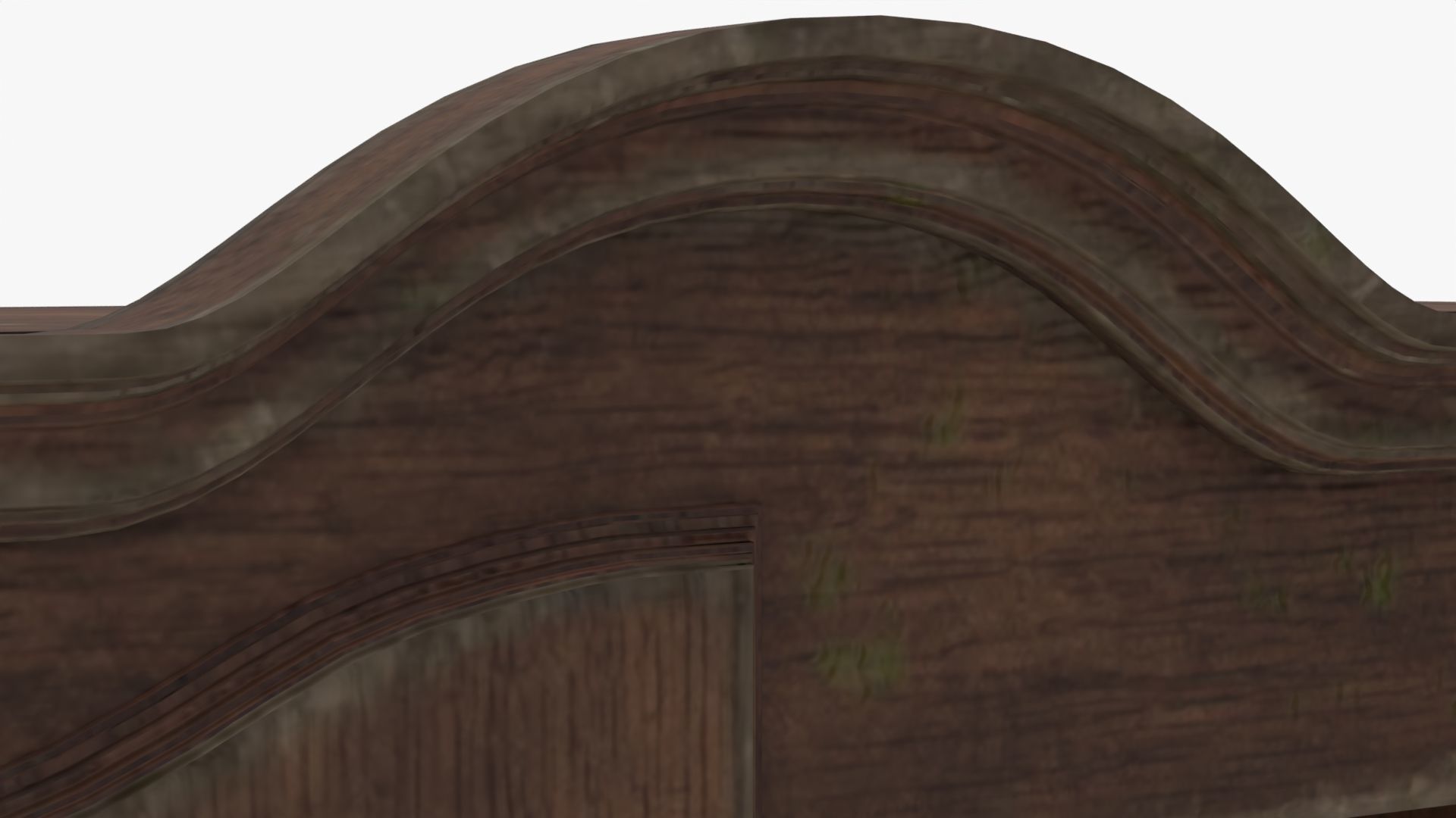 4K Old Mouldy Wardrobe 3D model_5
