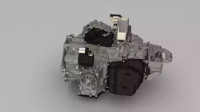 AUDI R8 quattro S-tronic 7-speed gearbox 3D model