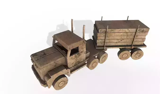 Wooden Toy Truck