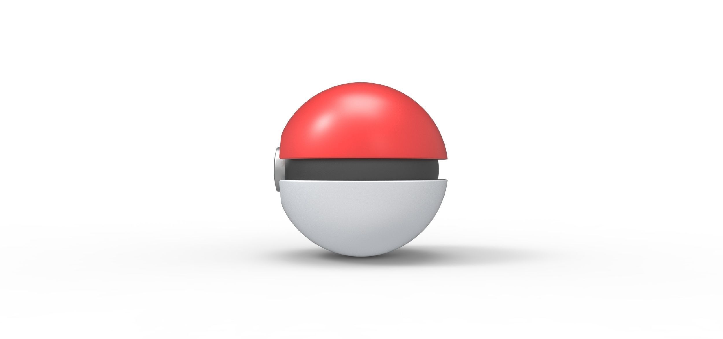 Poke Ball 3D print model_6