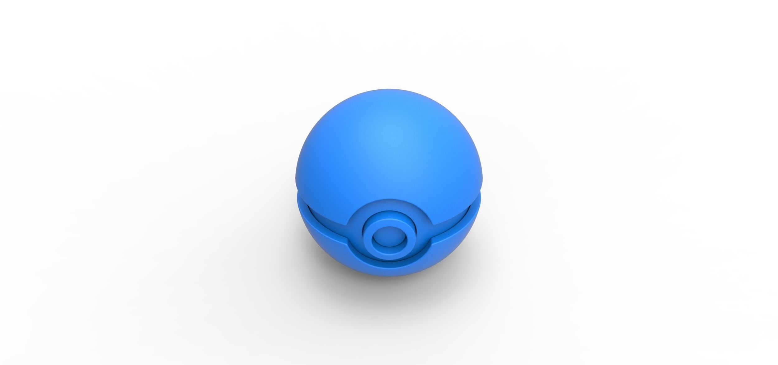 Poke Ball 3D print model_11