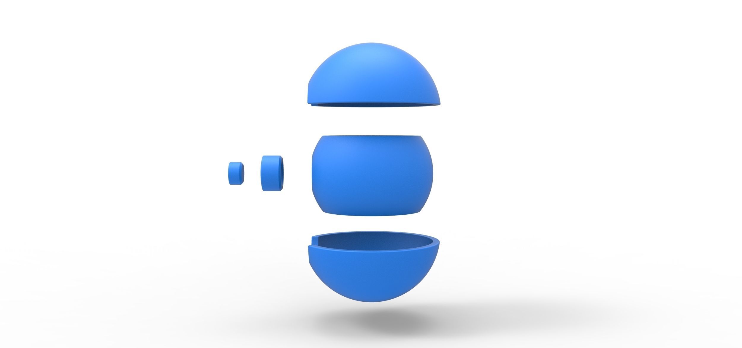 Poke Ball 3D print model_19