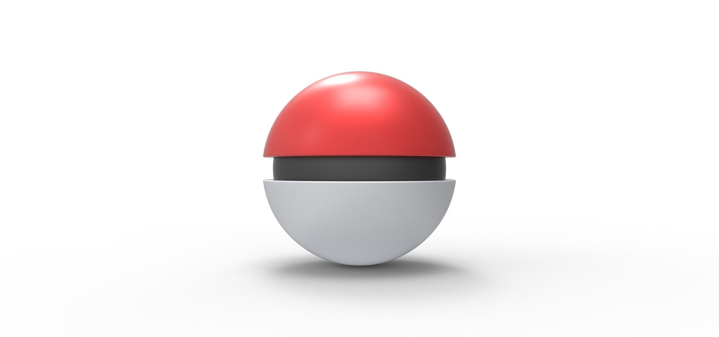 Poke Ball 3D print model_7