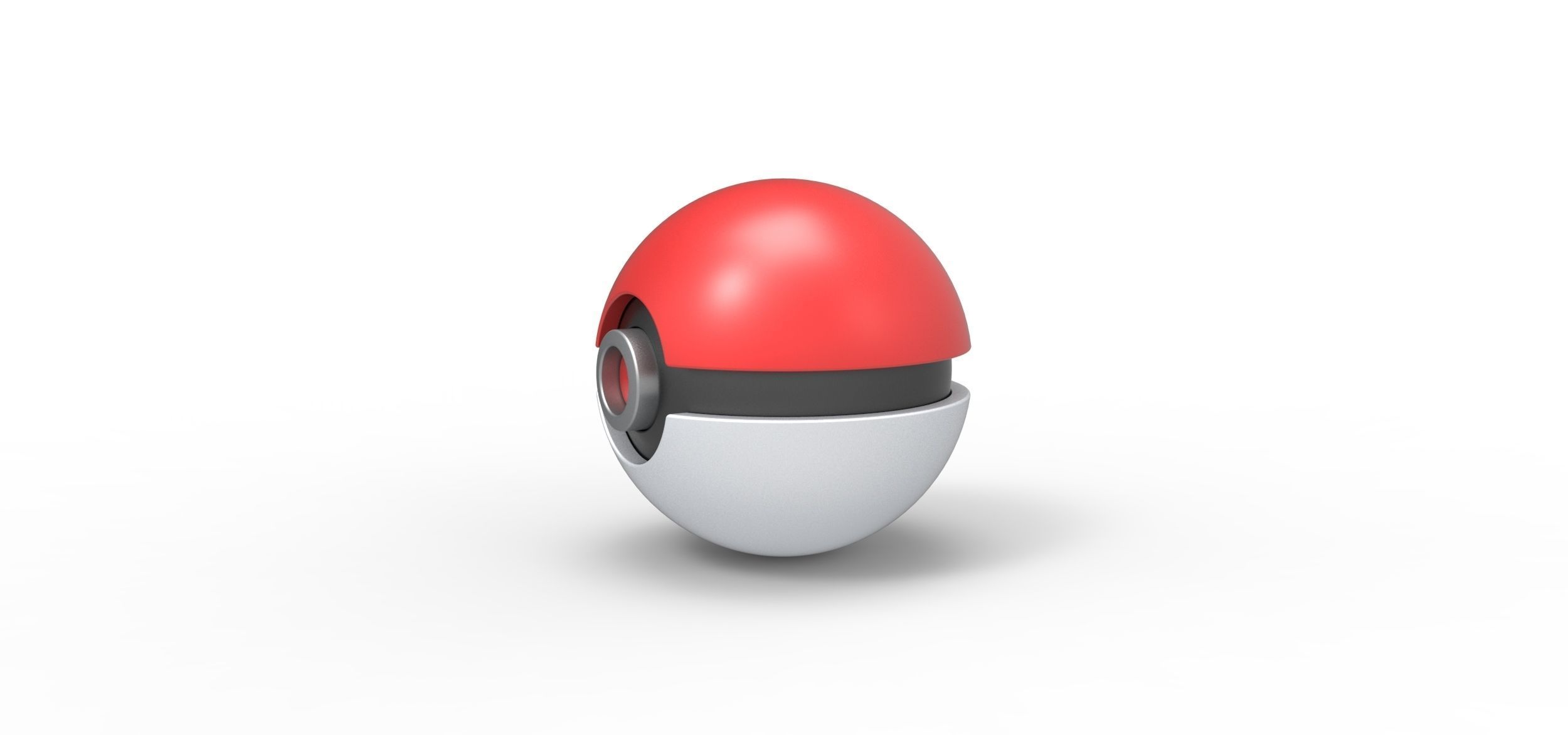 Poke Ball 3D print model_5