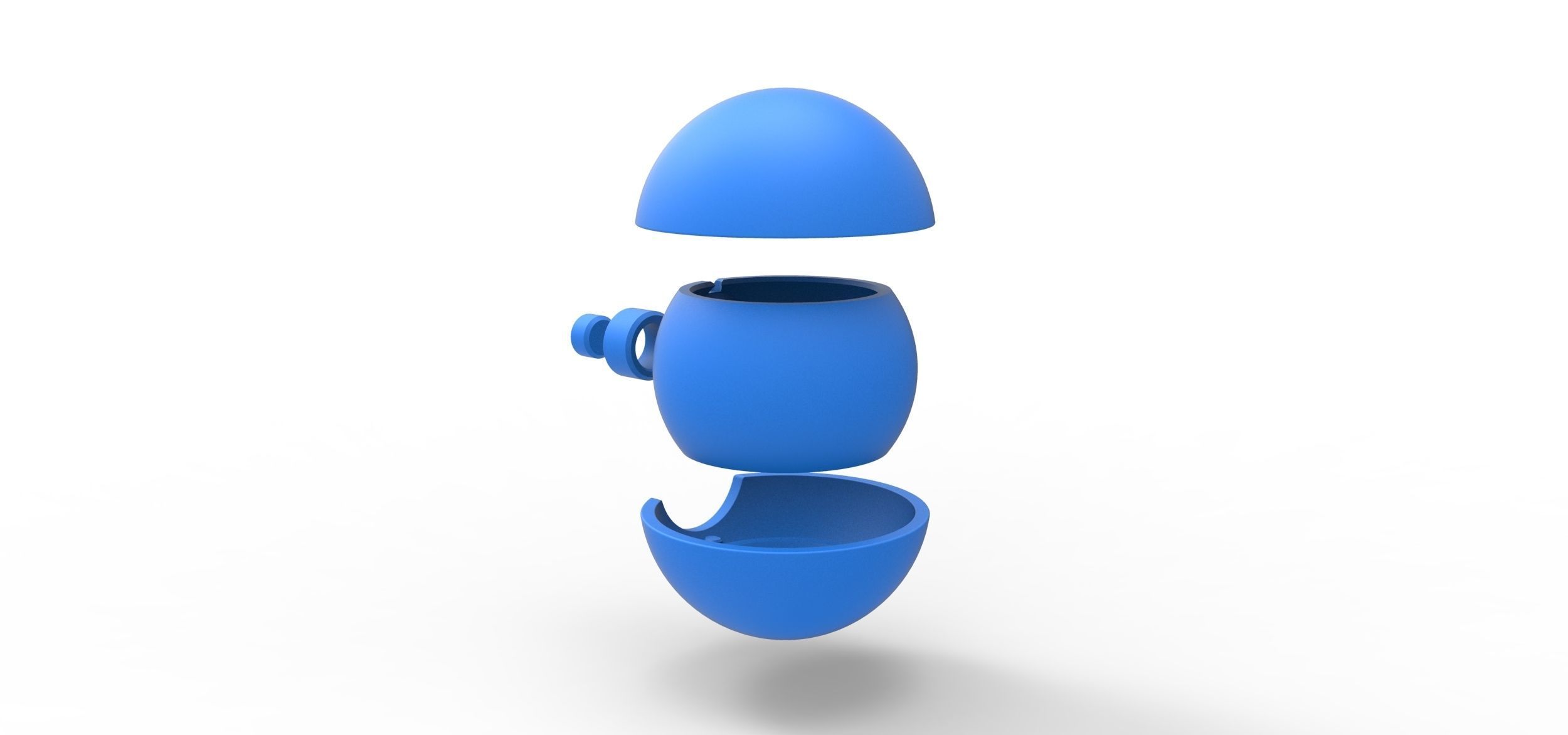 Poke Ball 3D print model_20