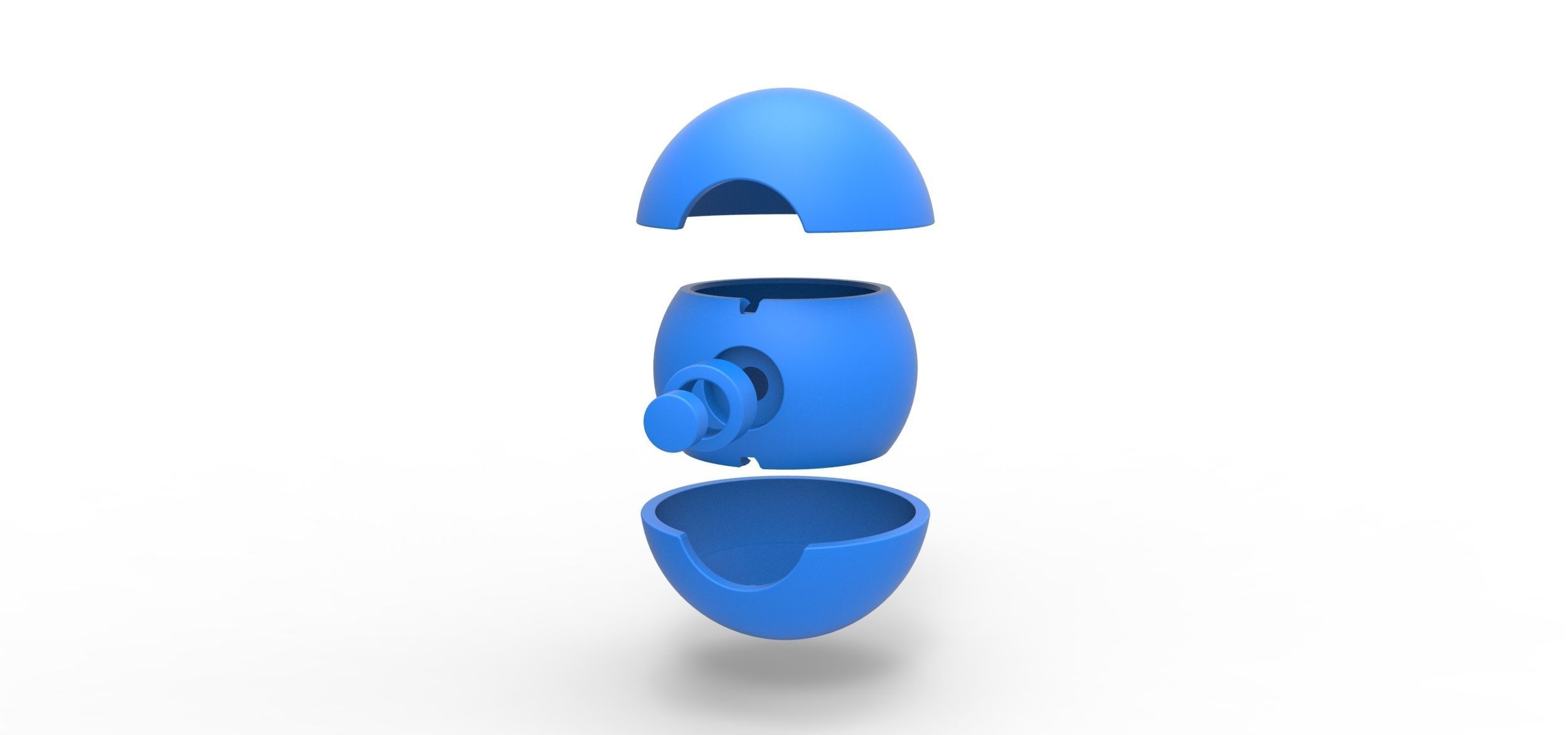 Poke Ball 3D print model_18