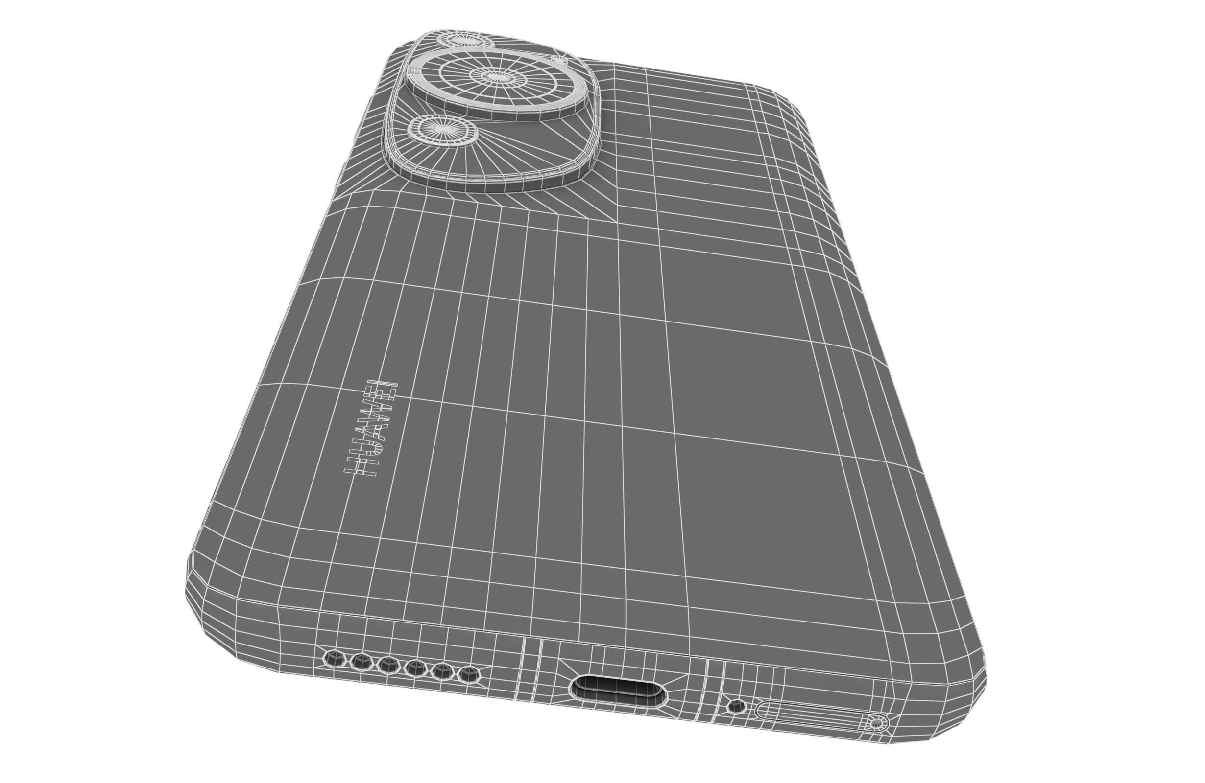 Huawei P60 Art Blue Low-poly 3D model_20