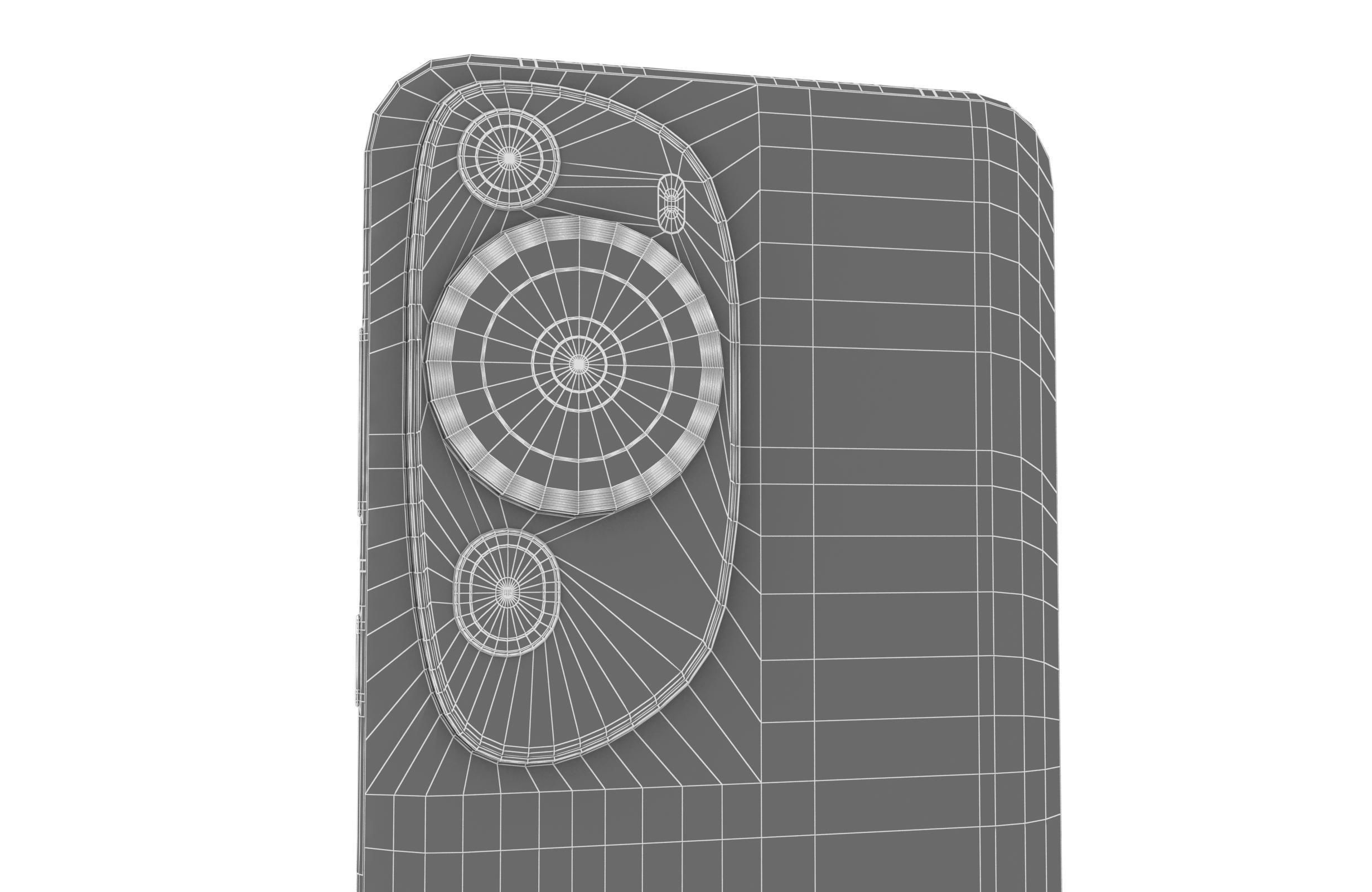 Huawei P60 Art Blue Low-poly 3D model_19