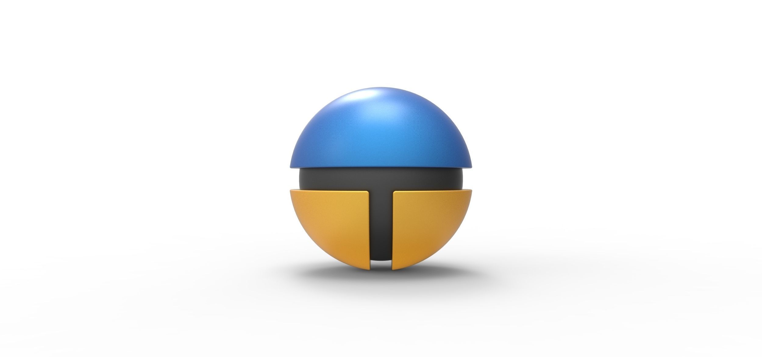Typing Ball 3D print model_8