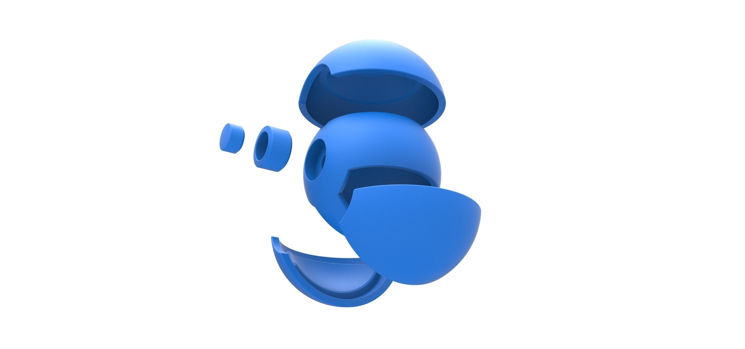 Typing Ball 3D print model_19