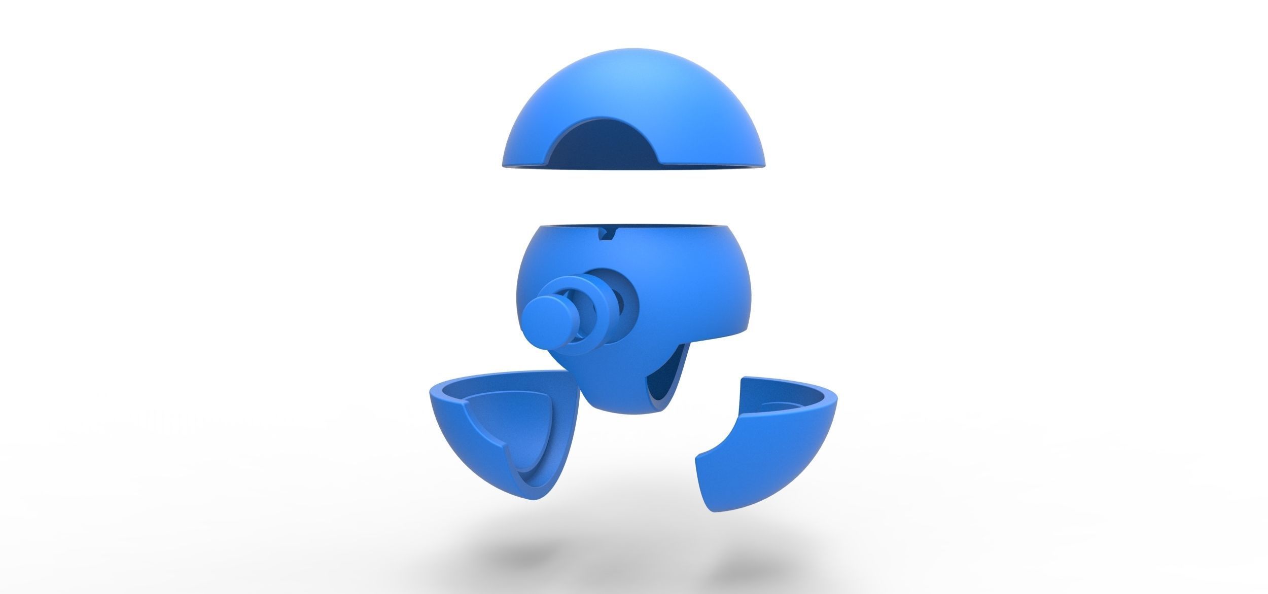 Typing Ball 3D print model_20