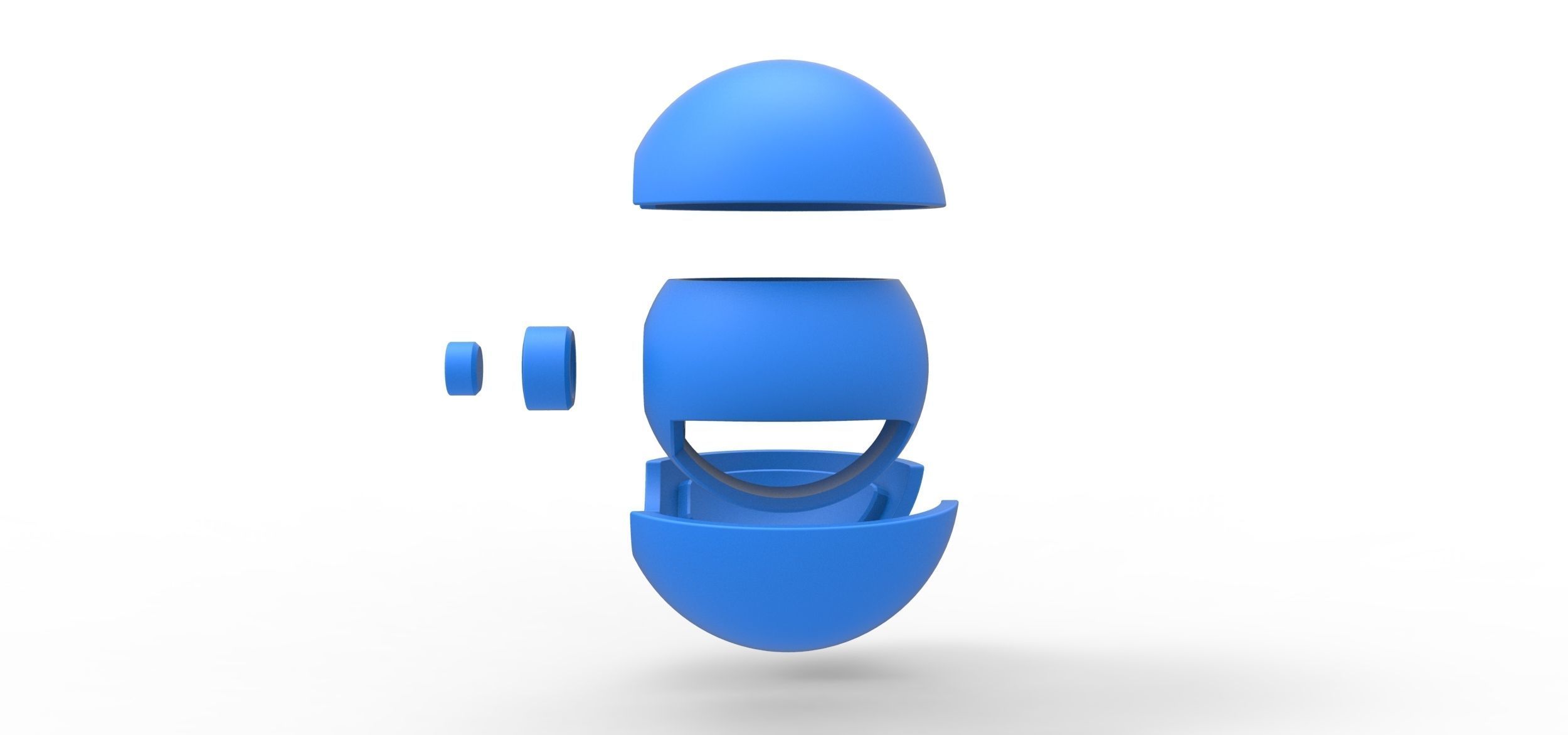 Typing Ball 3D print model_21