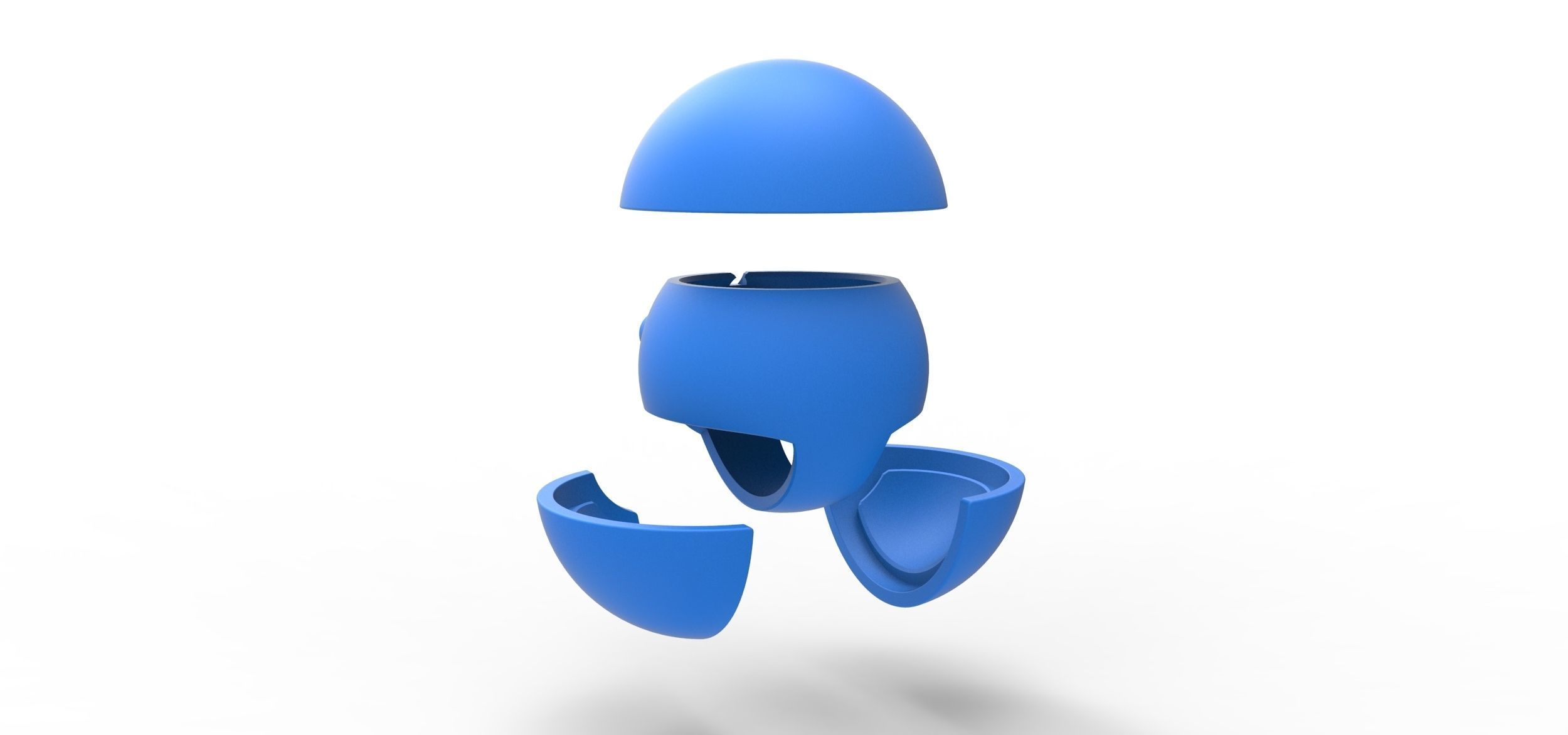 Typing Ball 3D print model_22