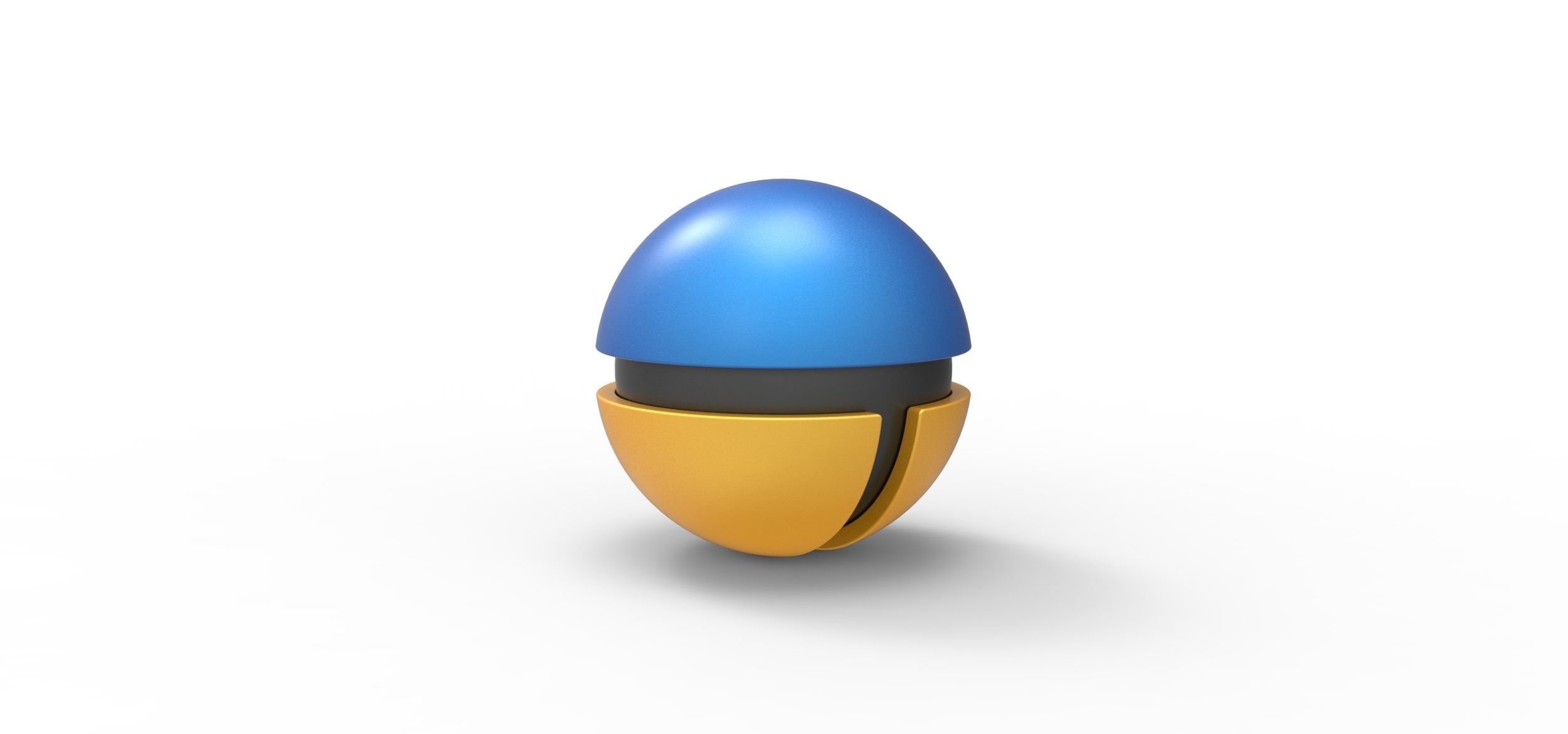 Typing Ball 3D print model_7