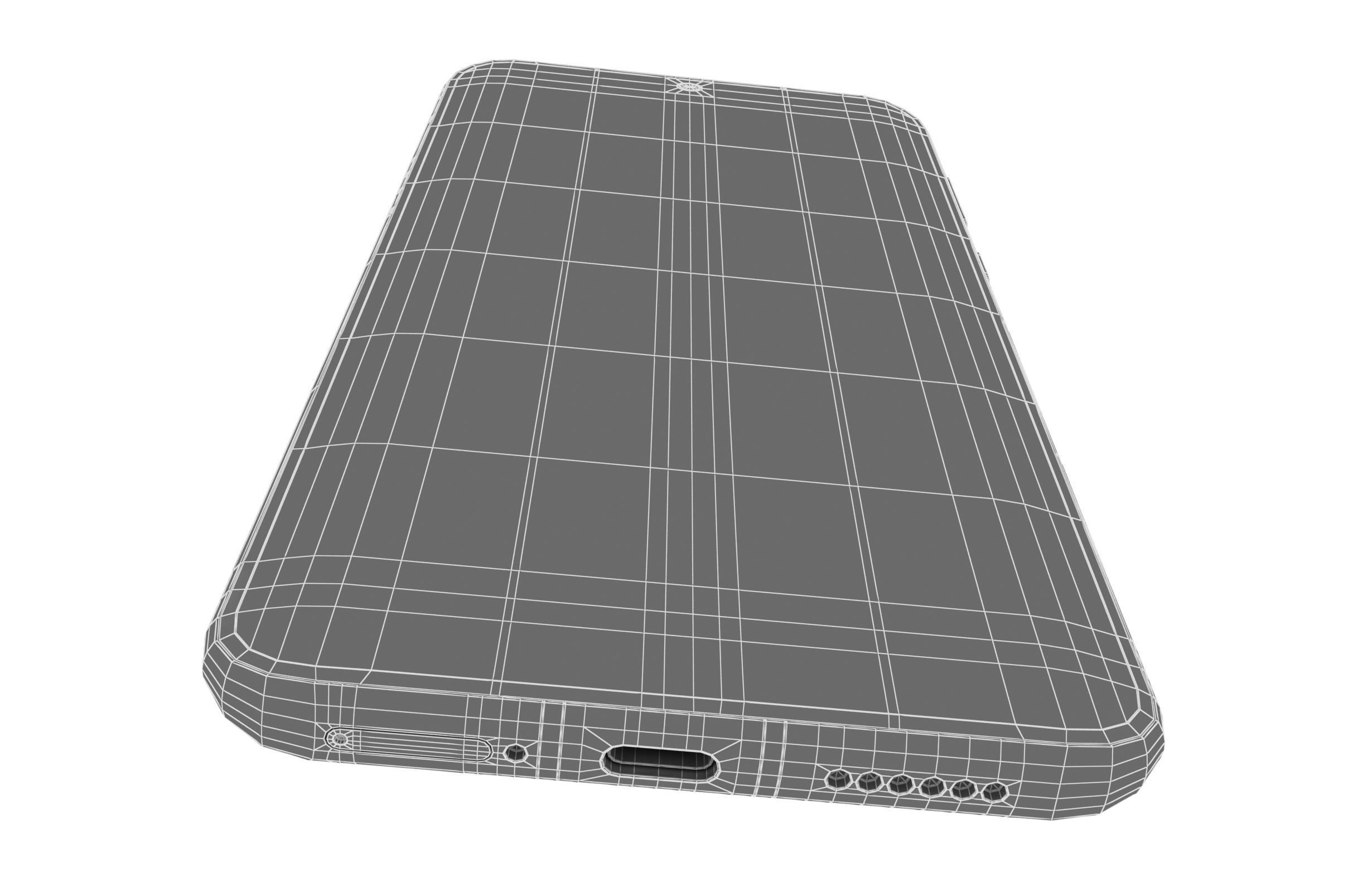 Huawei P60 Art Brown Low-poly 3D model_19