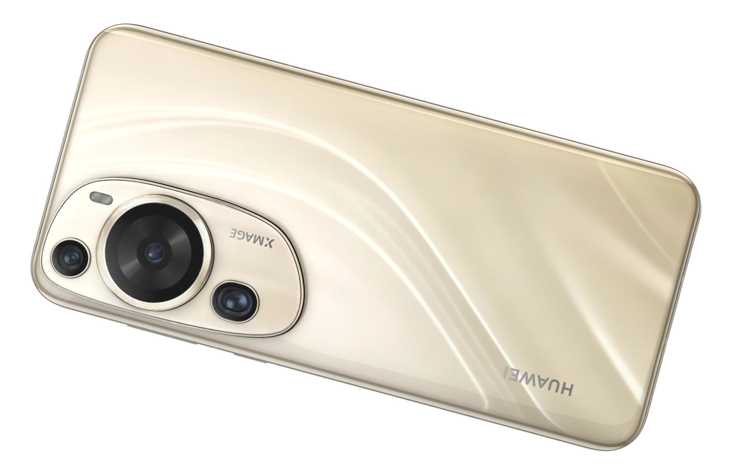 Huawei P60 Art Brown Low-poly 3D model_11