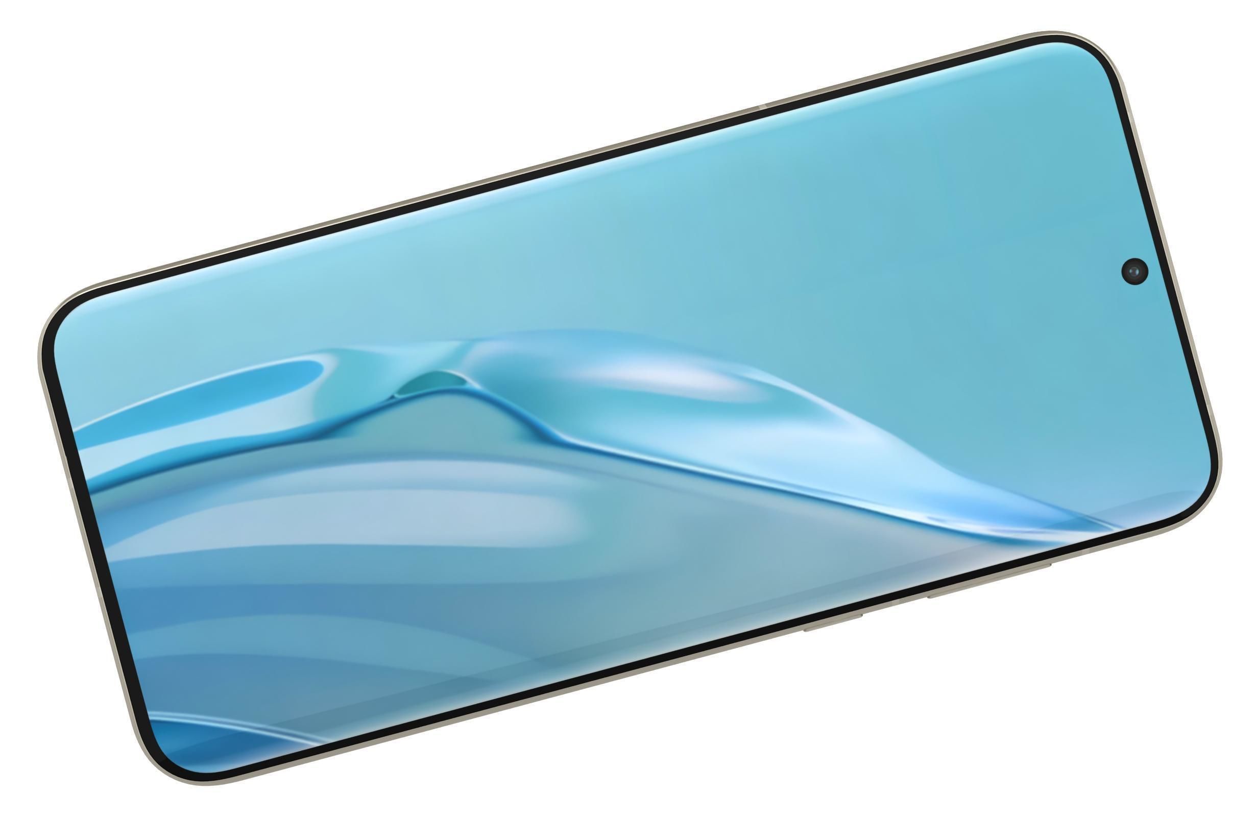 Huawei P60 Art Brown Low-poly 3D model_10