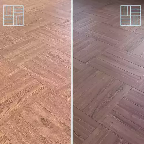 Parquet - Laminate - Wooden floor 2 in 1