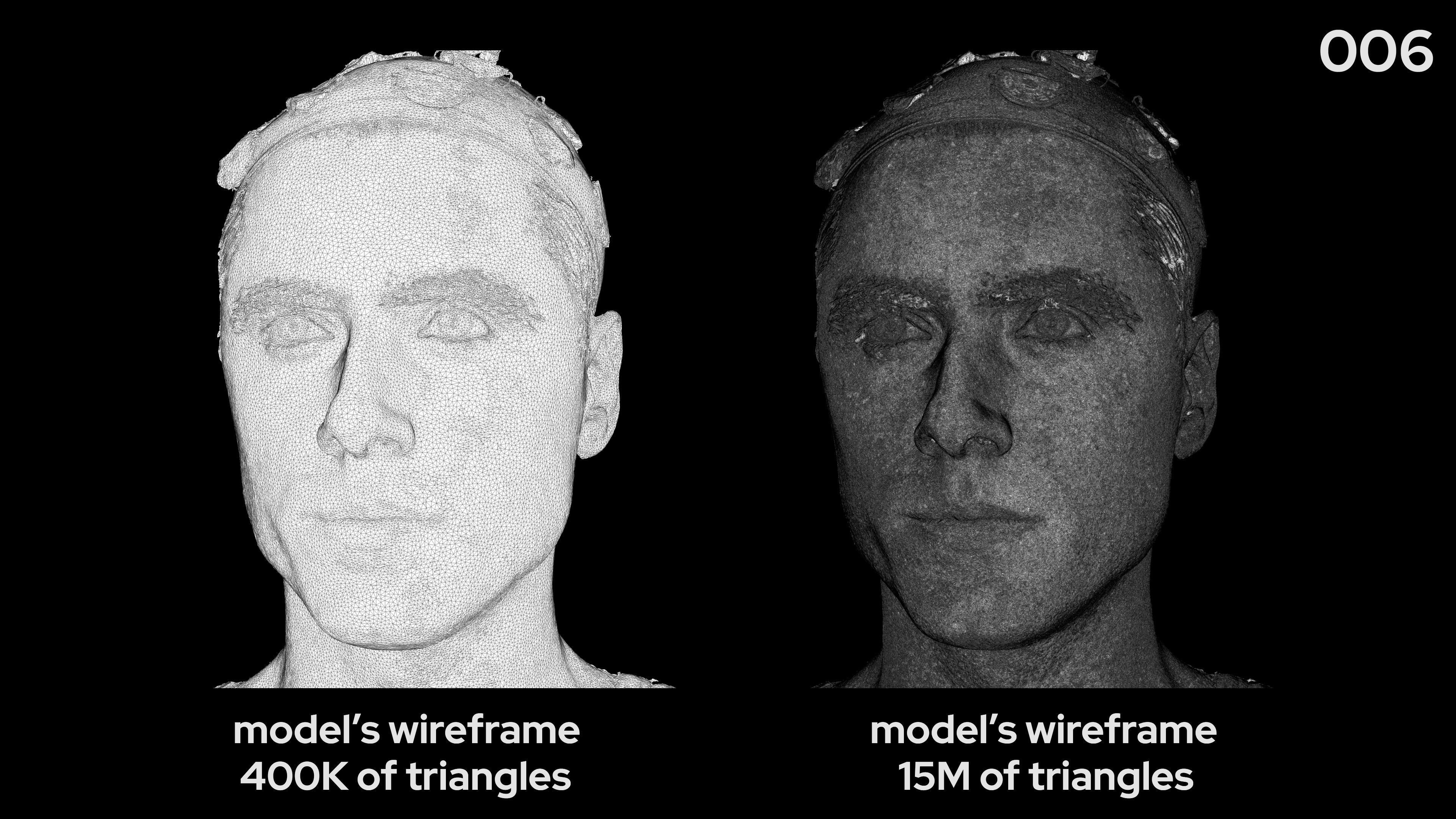 European Male 30s head scan 006 3D model_7