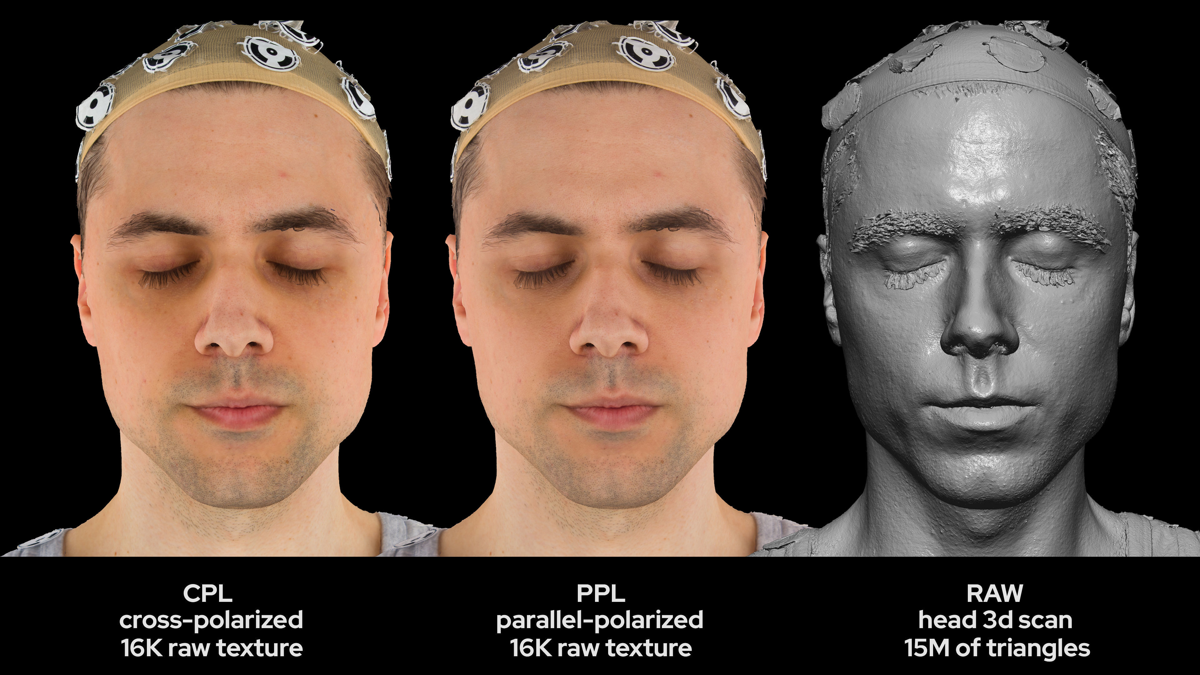 European Male 30s head scan 006 3D model_5