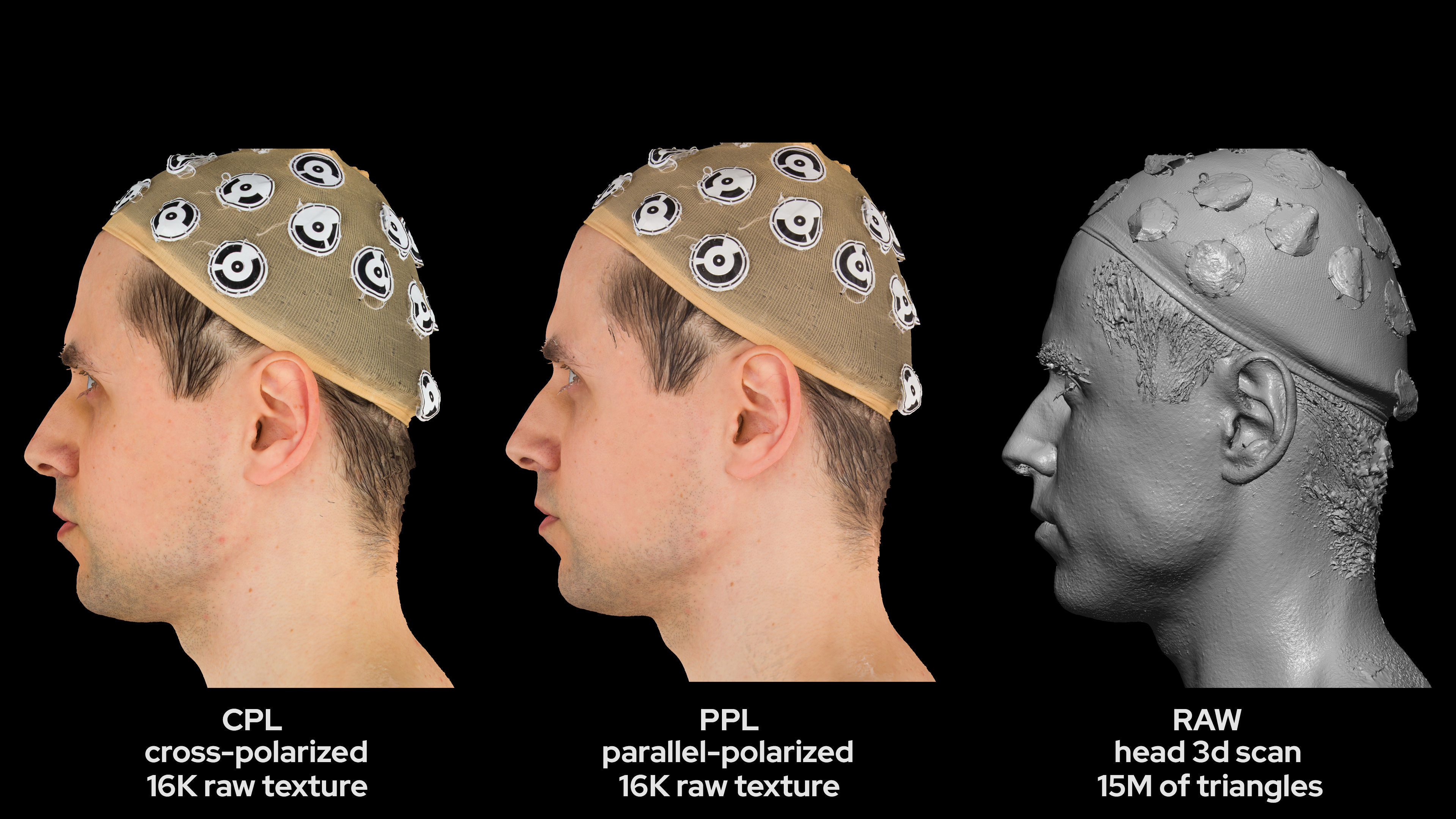 European Male 30s head scan 006 3D model_6