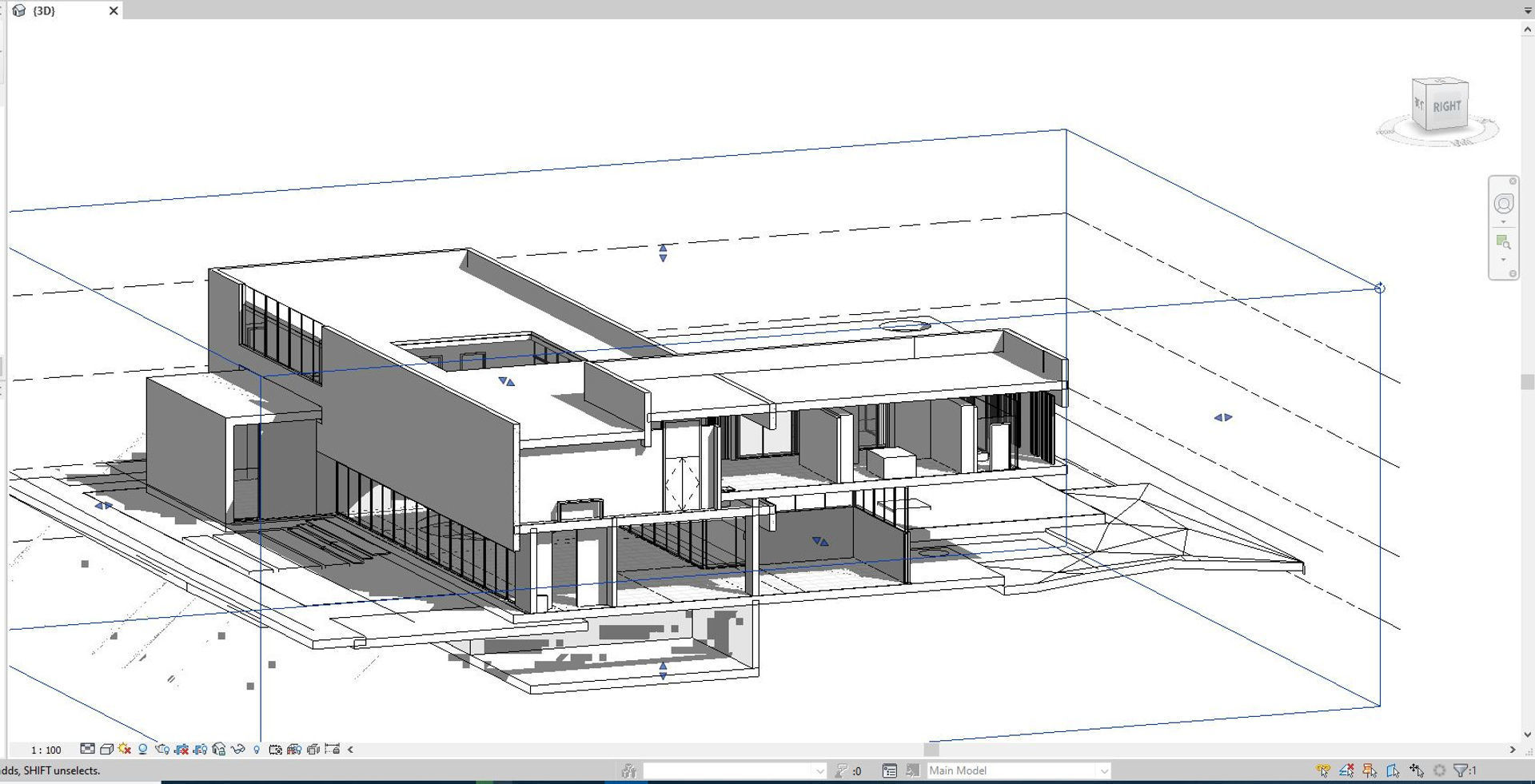 Modern beach villa corona with 3d grass Bonus Revit file 3D model_8