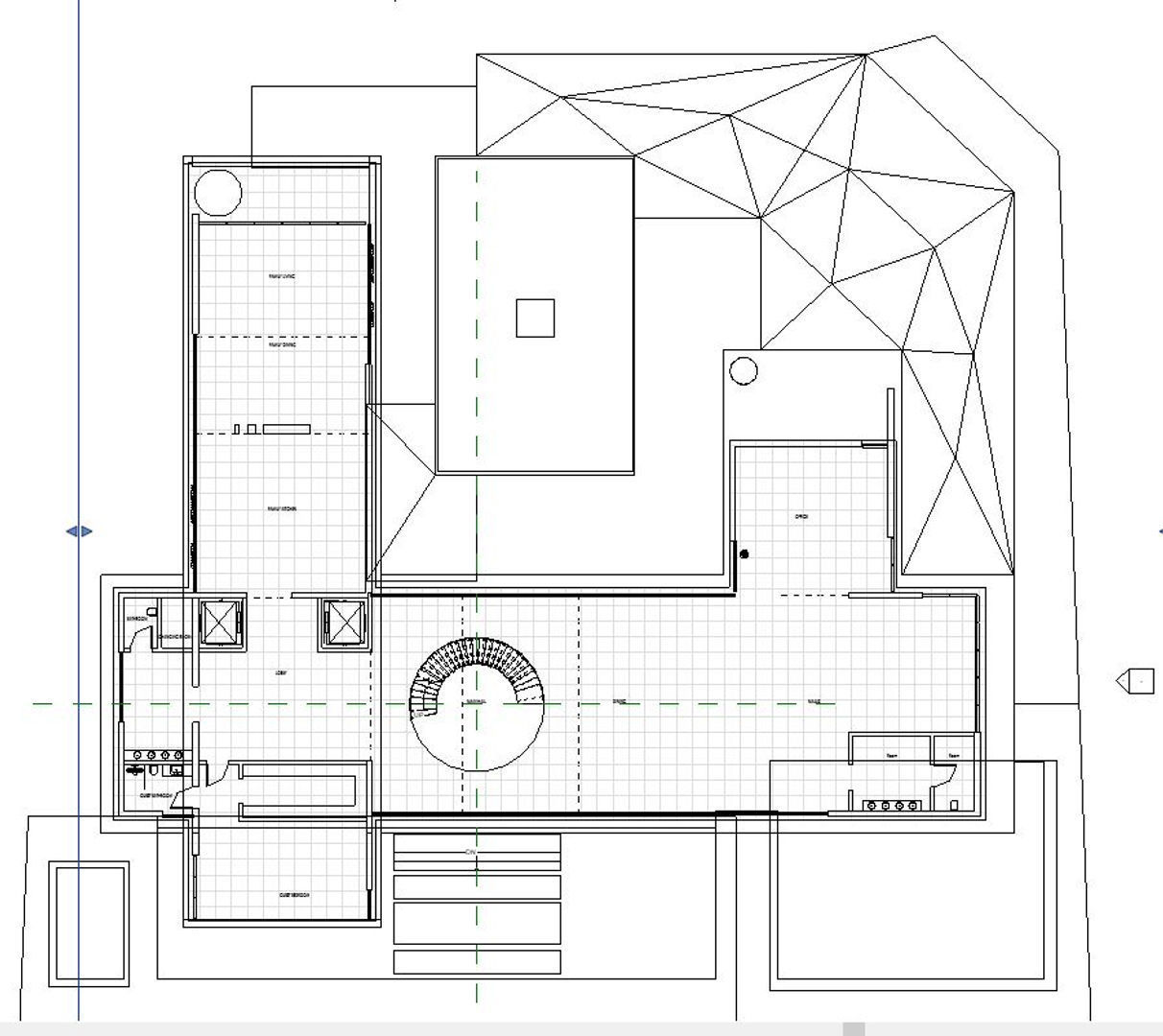 Modern beach villa corona with 3d grass Bonus Revit file 3D model_11