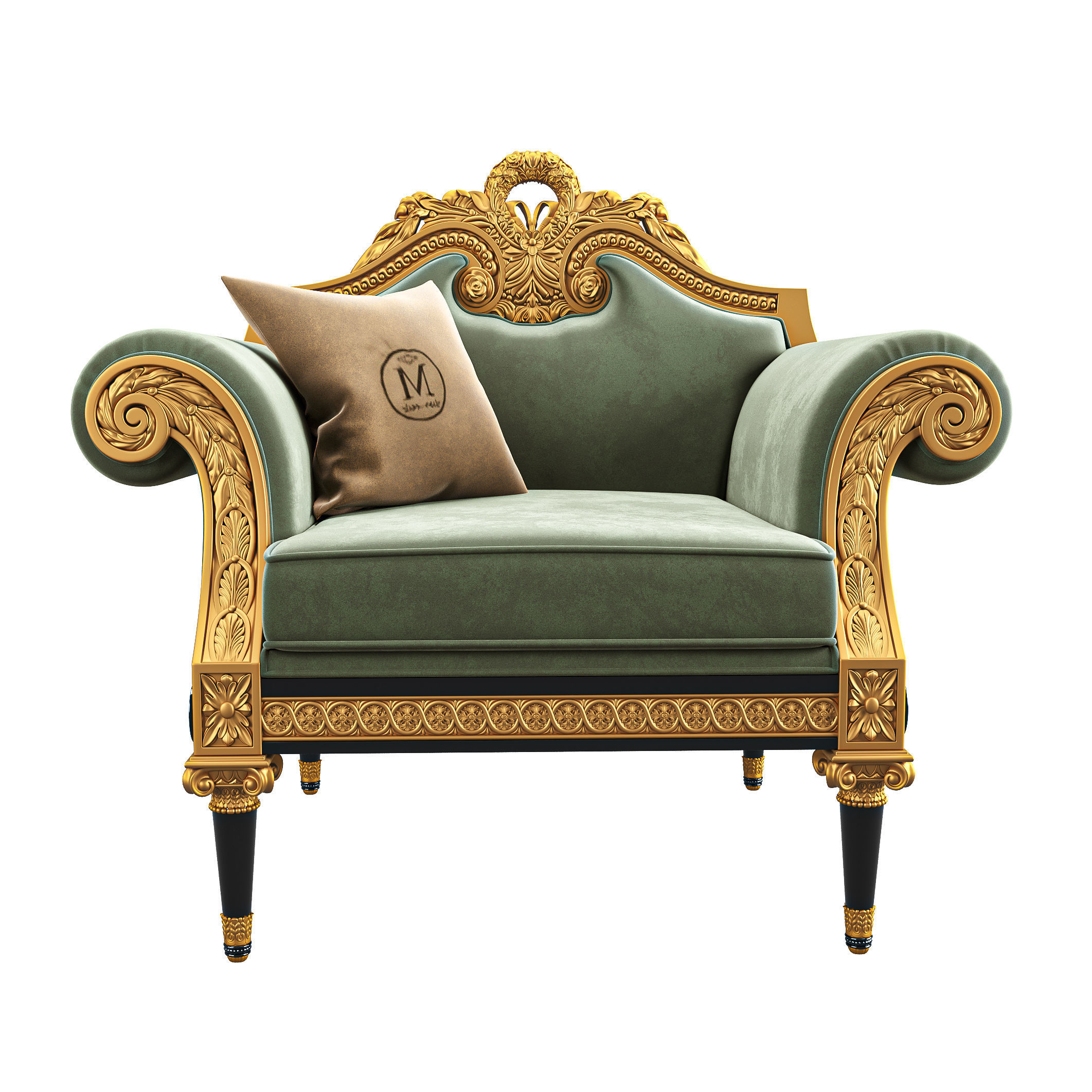 Mariner - Trianon Sofa 1 3D model_2