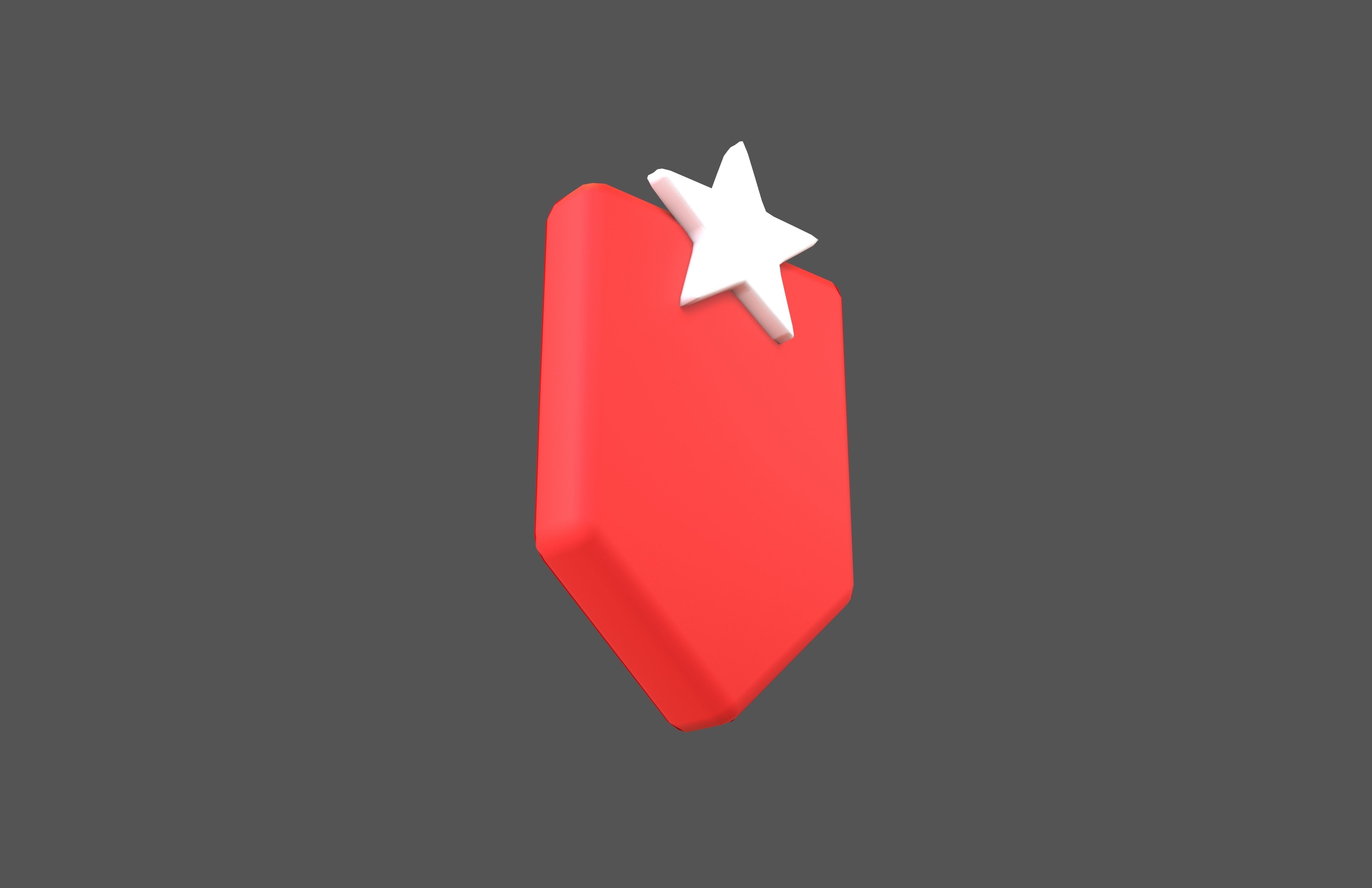Rank Medal v5 006 Low-poly 3D model_3