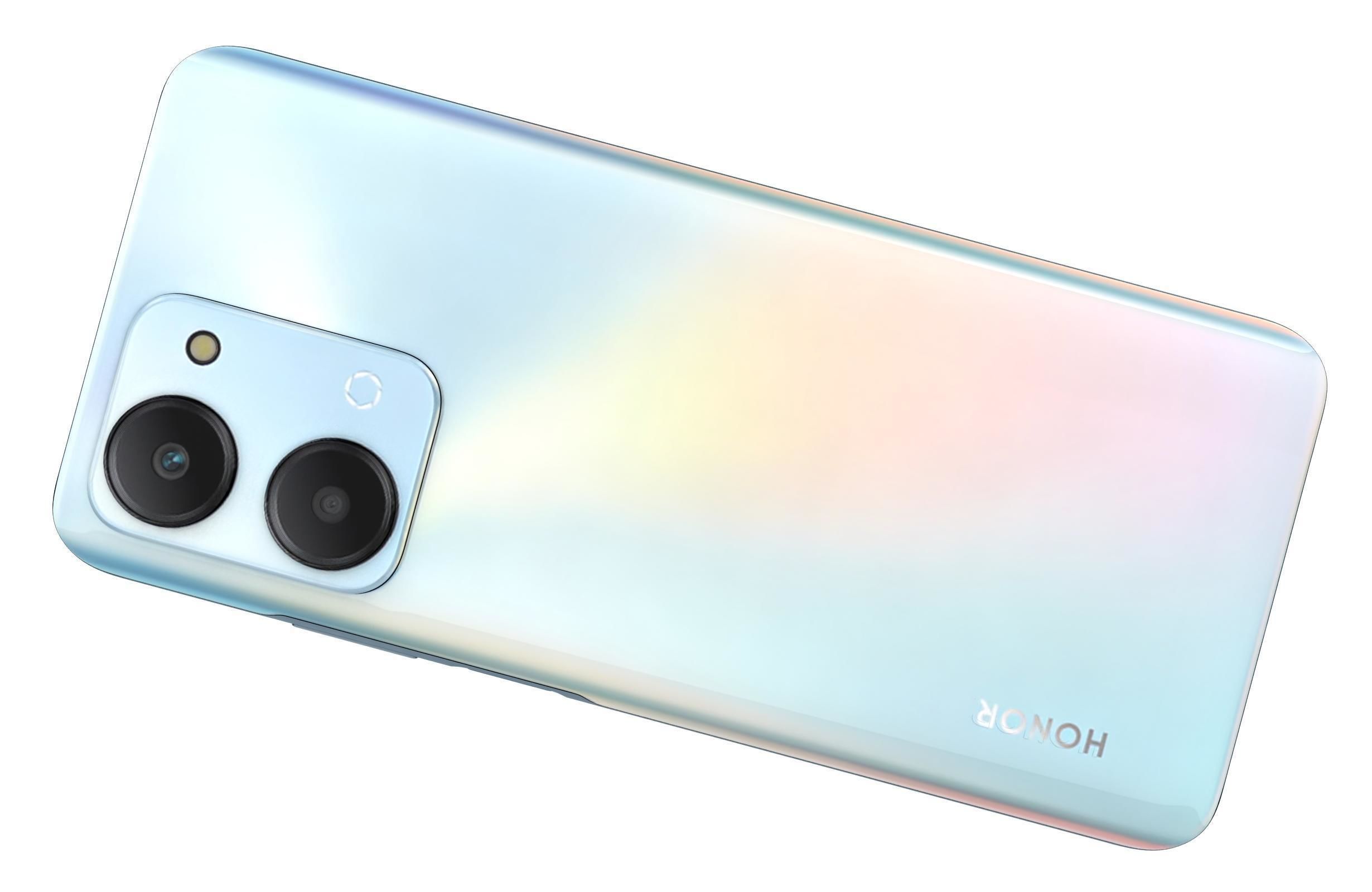 Honor Play 7T White Low-poly 3D model_11