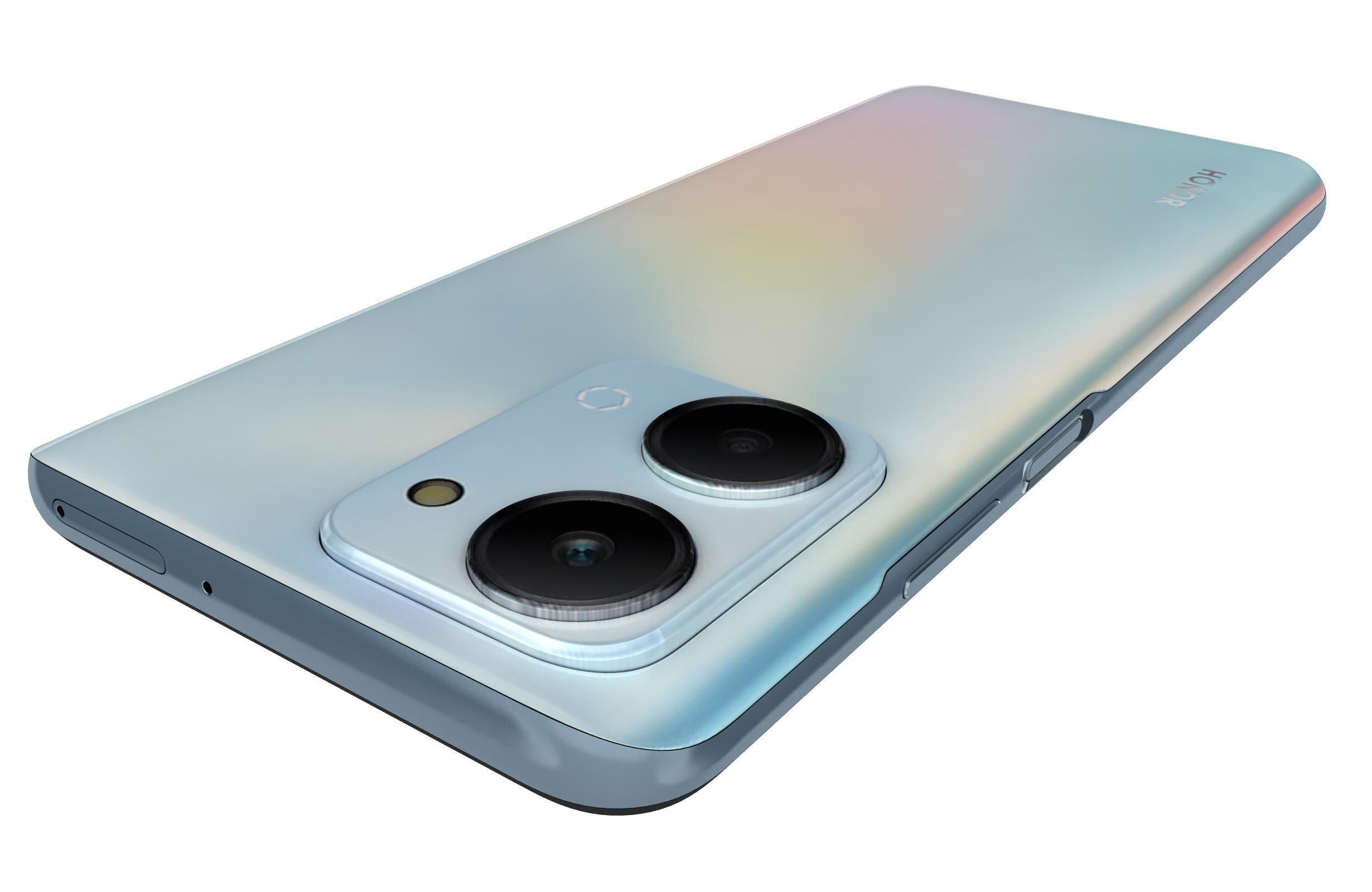 Honor Play 7T White Low-poly 3D model_15