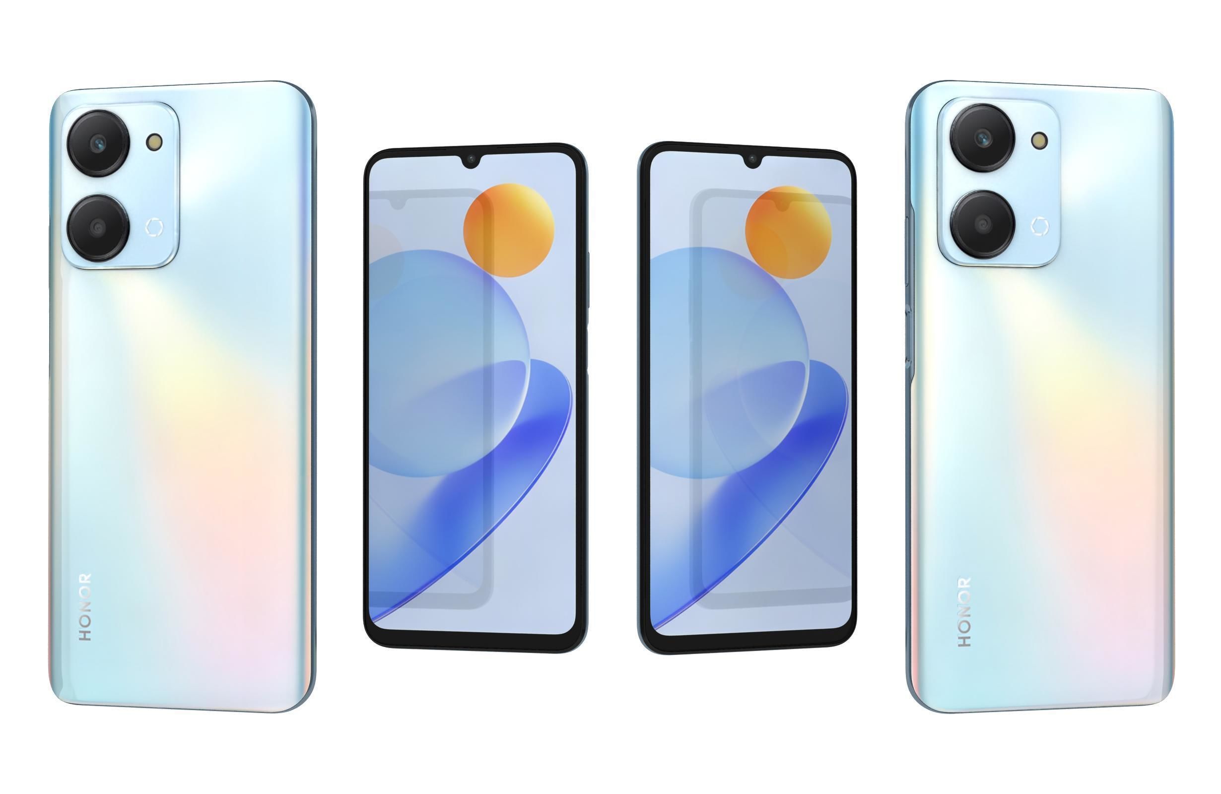 Honor Play 7T All Colors Low-poly 3D model_28