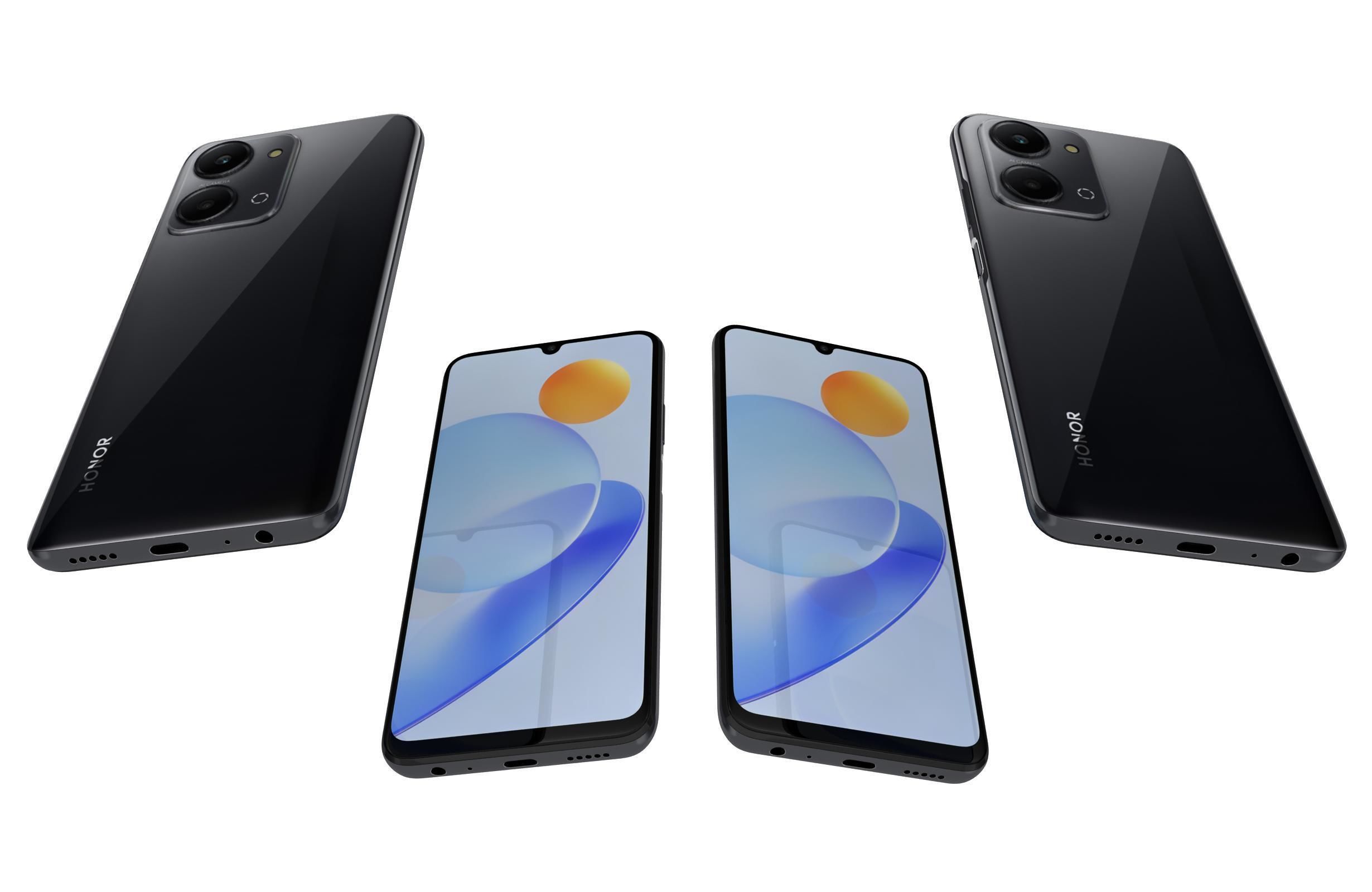 Honor Play 7T All Colors Low-poly 3D model_6