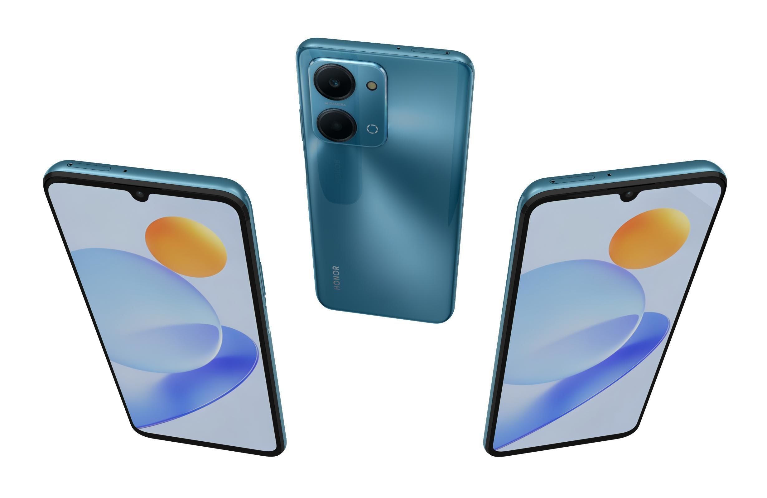 Honor Play 7T All Colors Low-poly 3D model_14