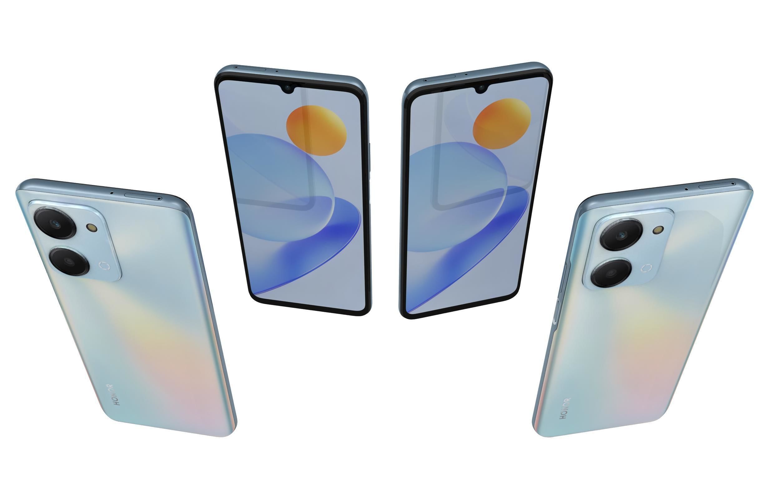 Honor Play 7T All Colors Low-poly 3D model_29