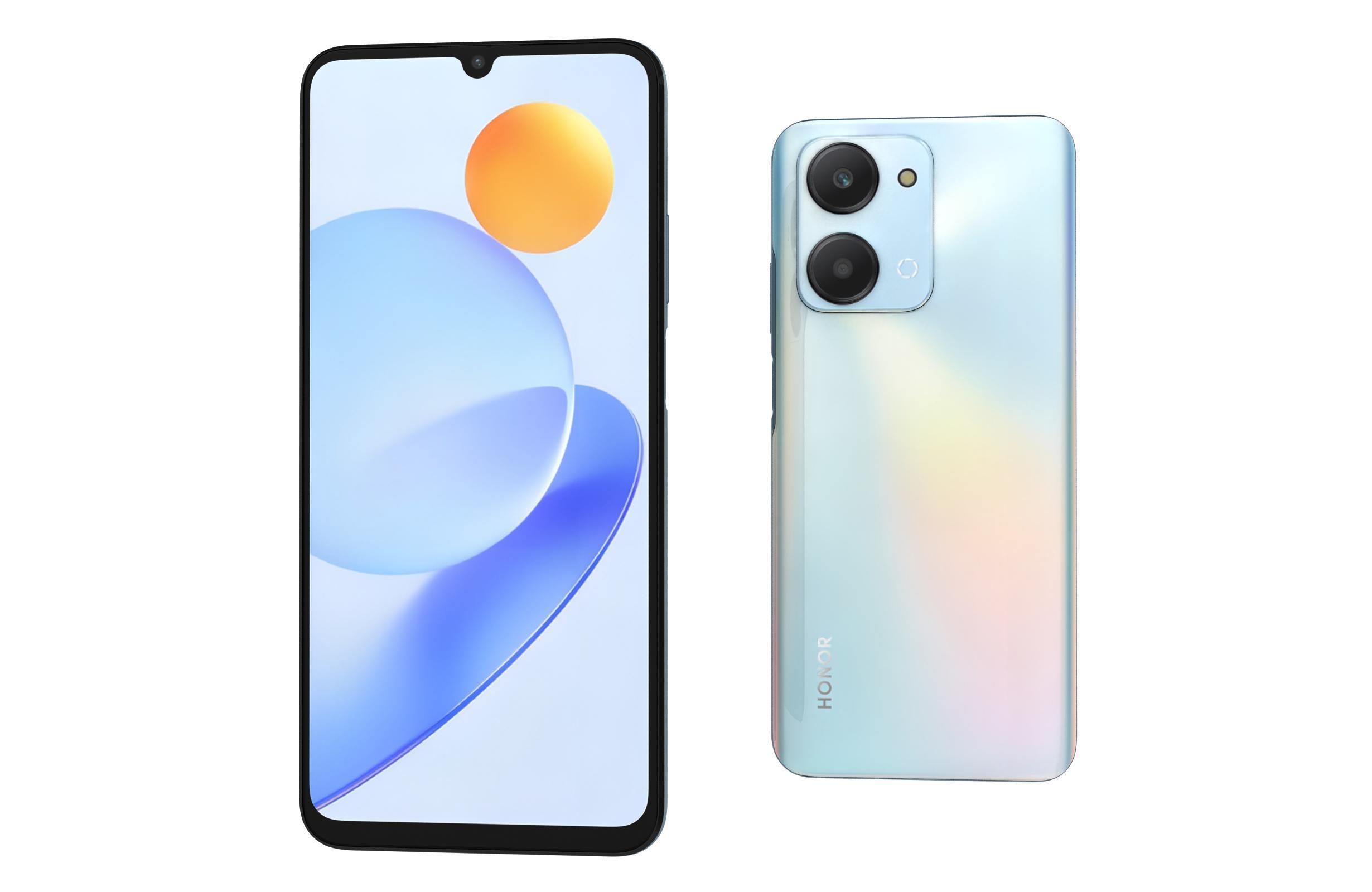 Honor Play 7T All Colors Low-poly 3D model_31