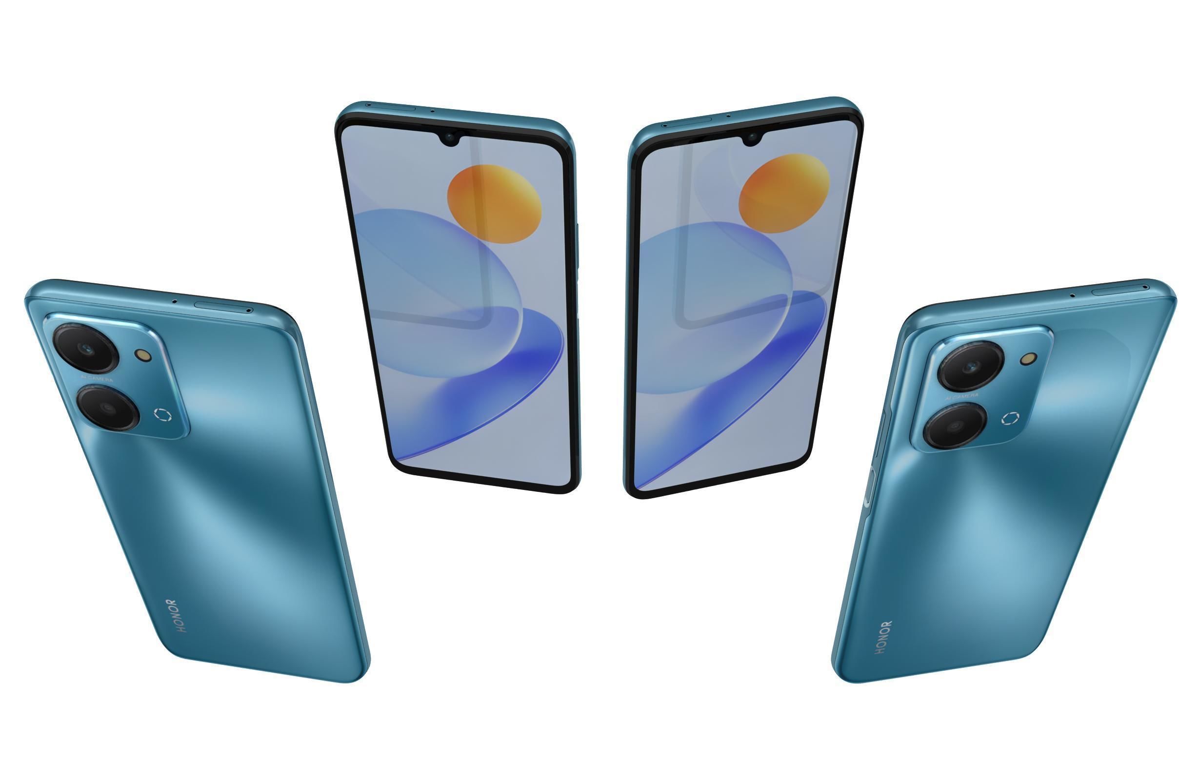 Honor Play 7T All Colors Low-poly 3D model_17
