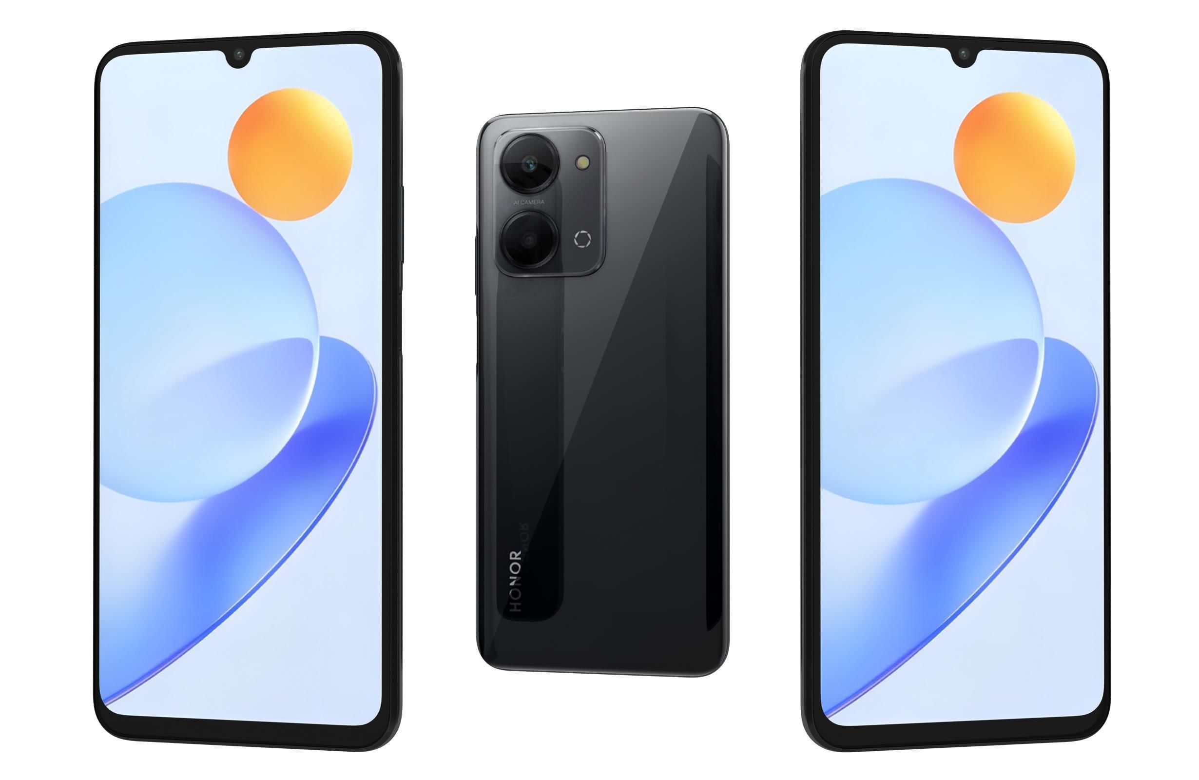 Honor Play 7T All Colors Low-poly 3D model_1