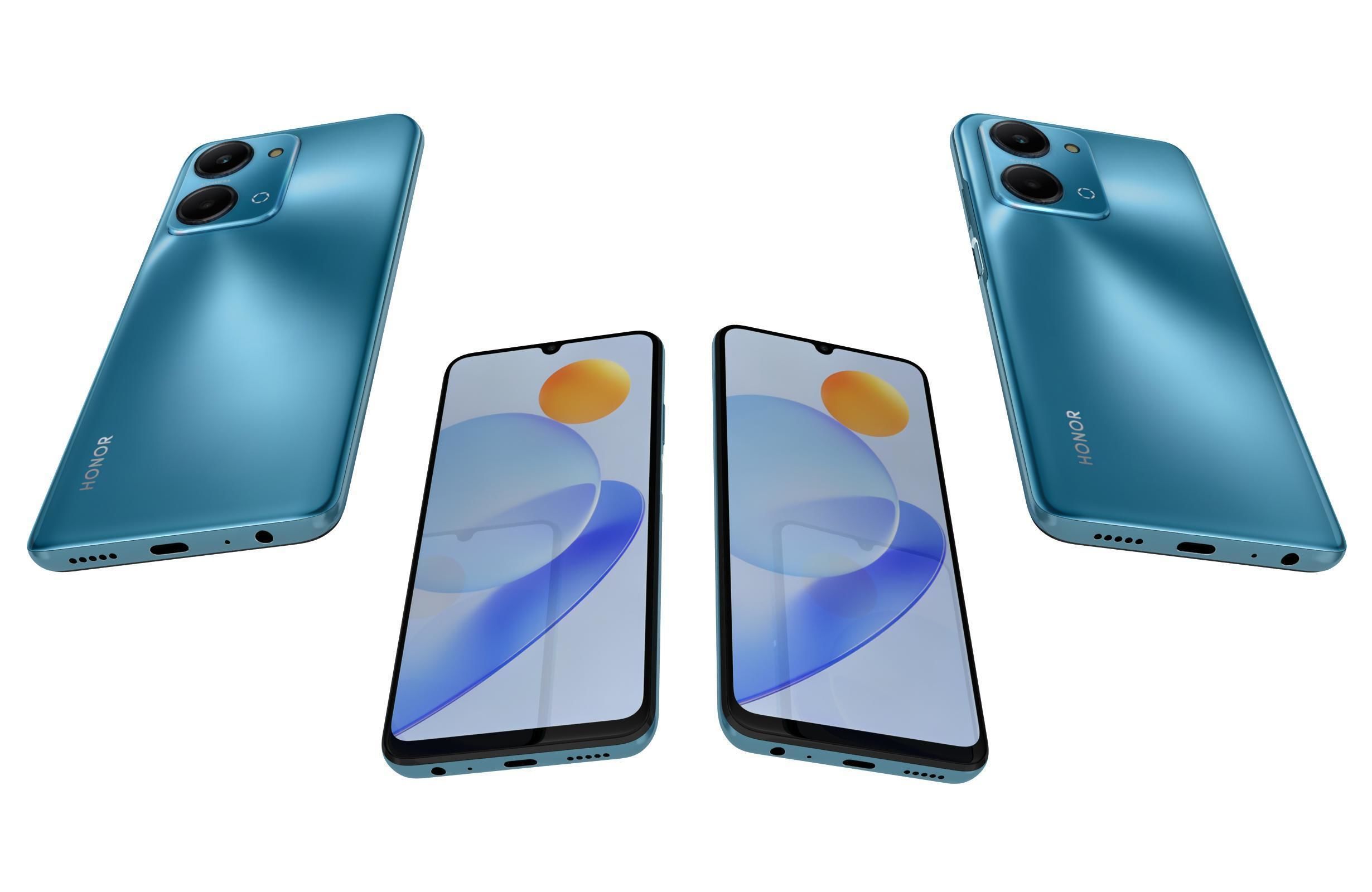 Honor Play 7T All Colors Low-poly 3D model_18