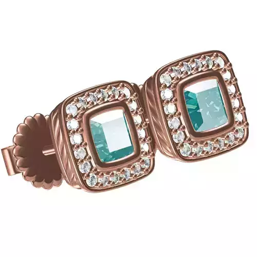 Princess Halo Stud Earring