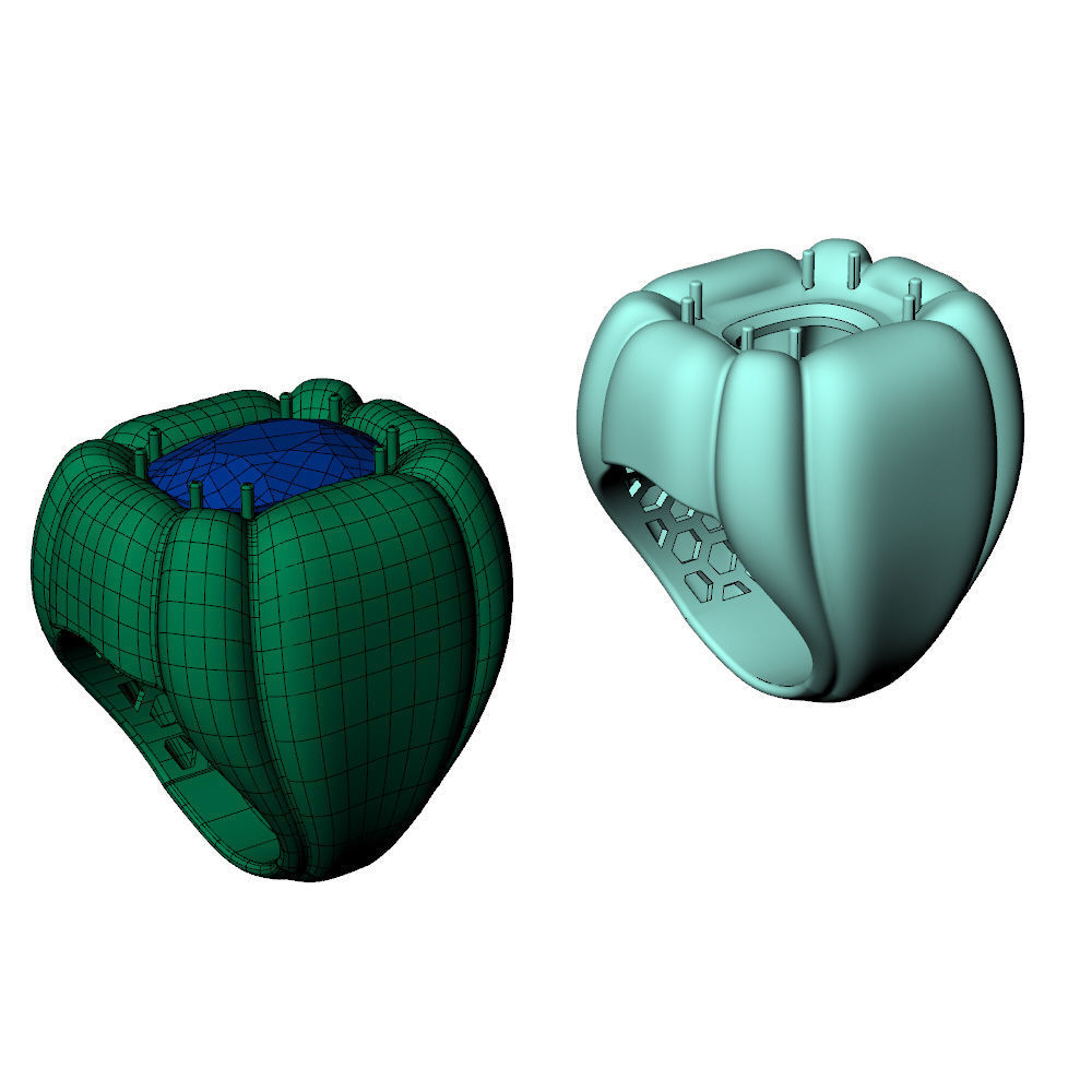 Dulcis Ring S 3D print model_11