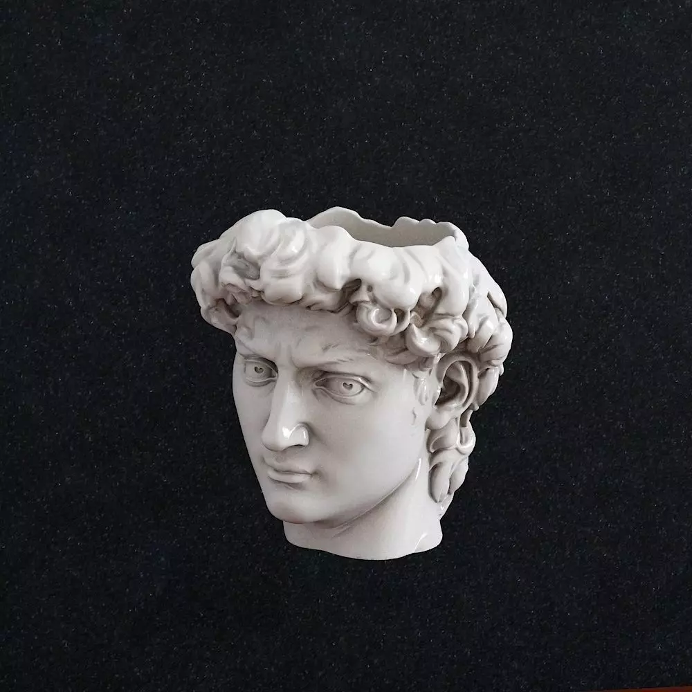 Flower vase David 3D print model