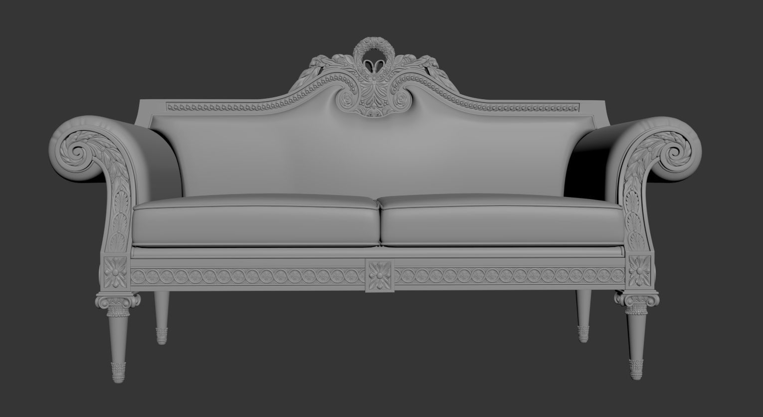 Mariner - Trianon Sofa 2 3D model_9