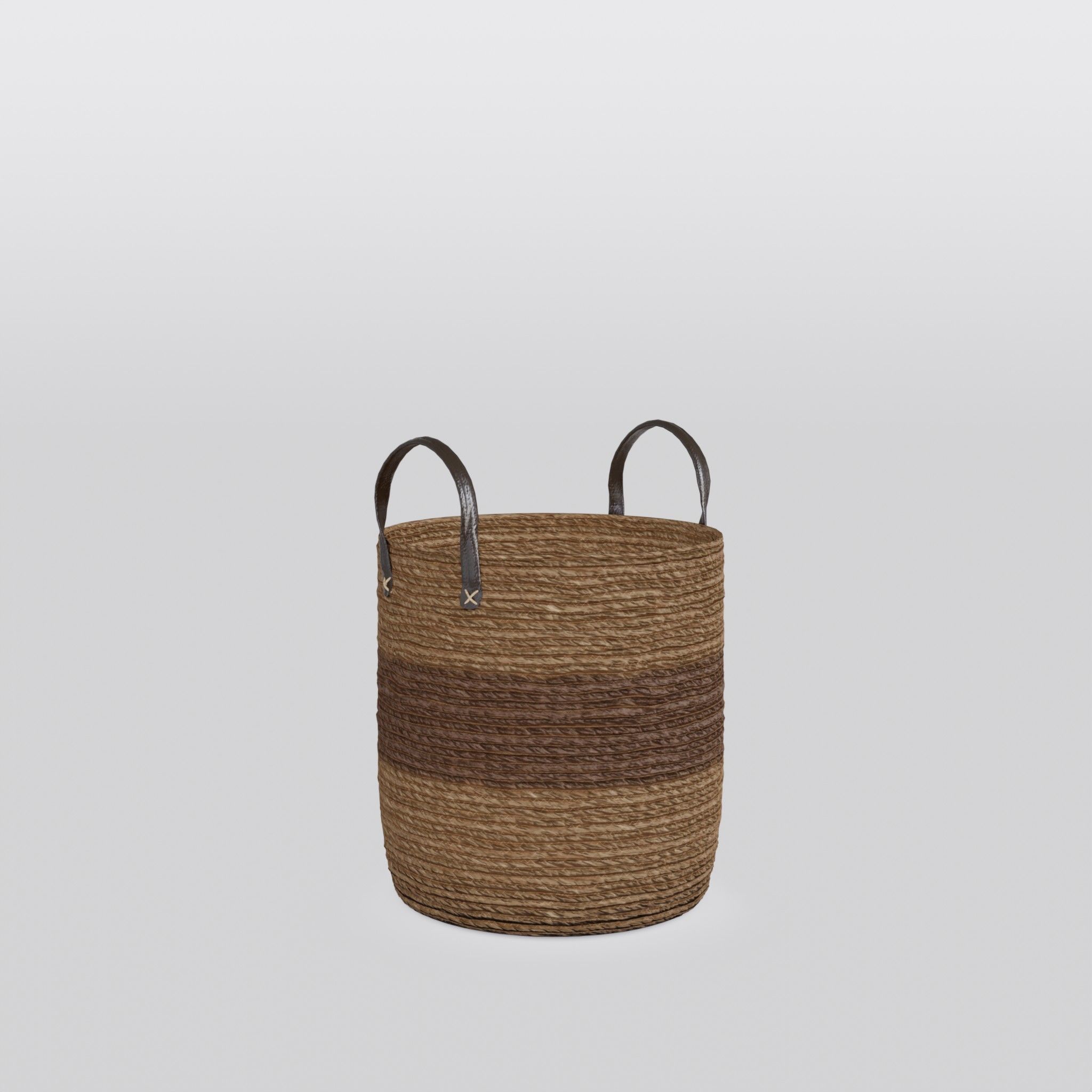 Liviu Small Basket Low-poly 3D model_2