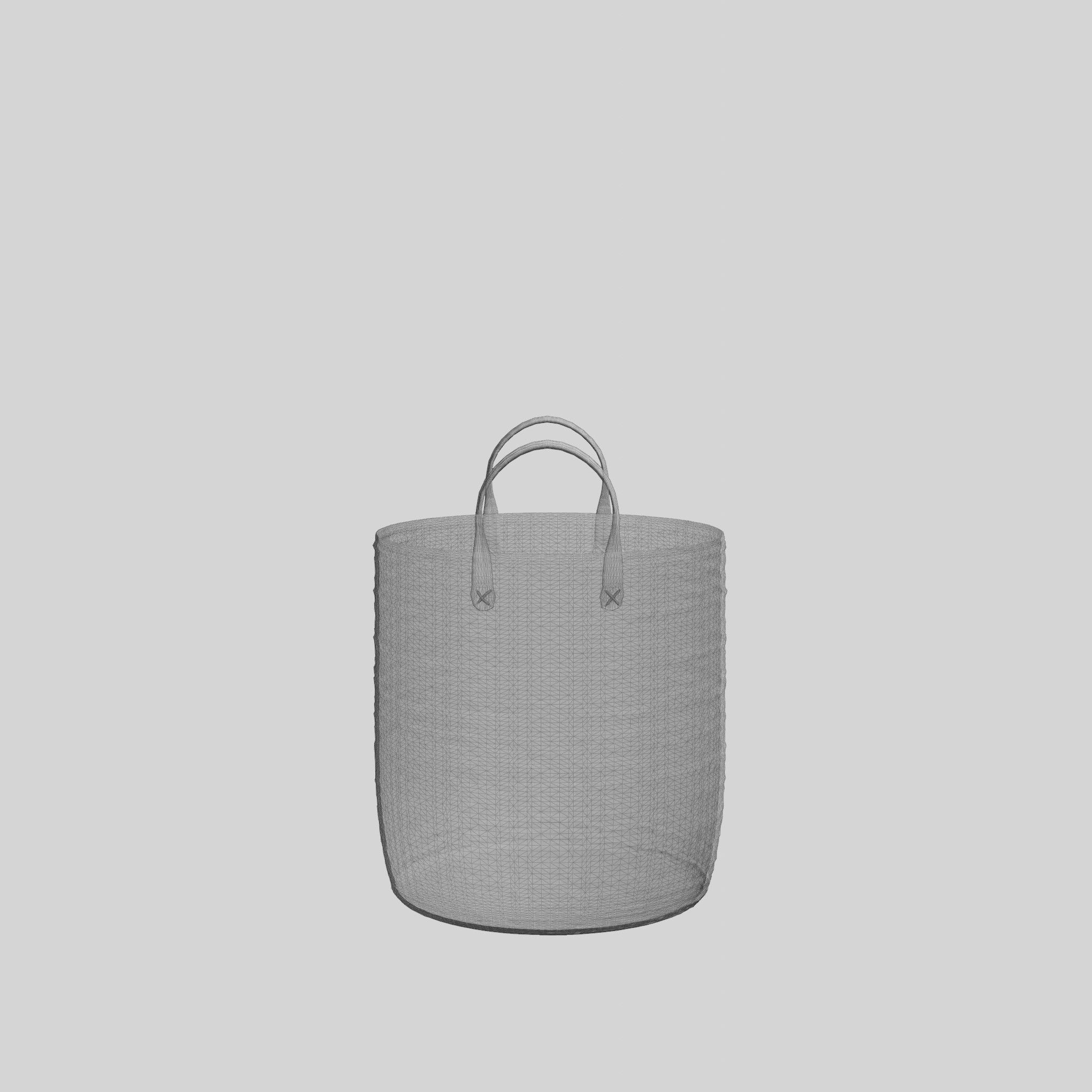 Liviu Small Basket Low-poly 3D model_5